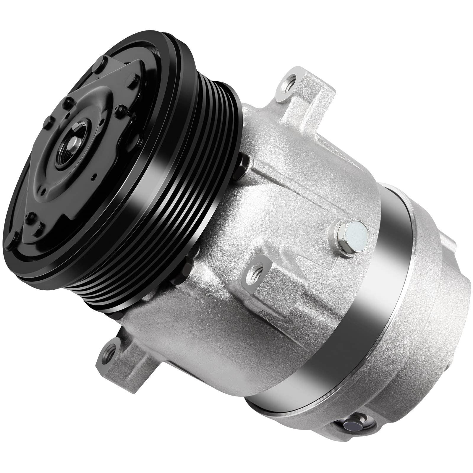 Chevrolet S10 2.2L & GMC Sonoma 2.2L AC Compressor & Clutch Kit (1998-2003) - Replacement for Isuzu Hombre 2.2L (1998-2000) - Replaces 20446C - Perfect for Summer Cooling & Auto AC Repair