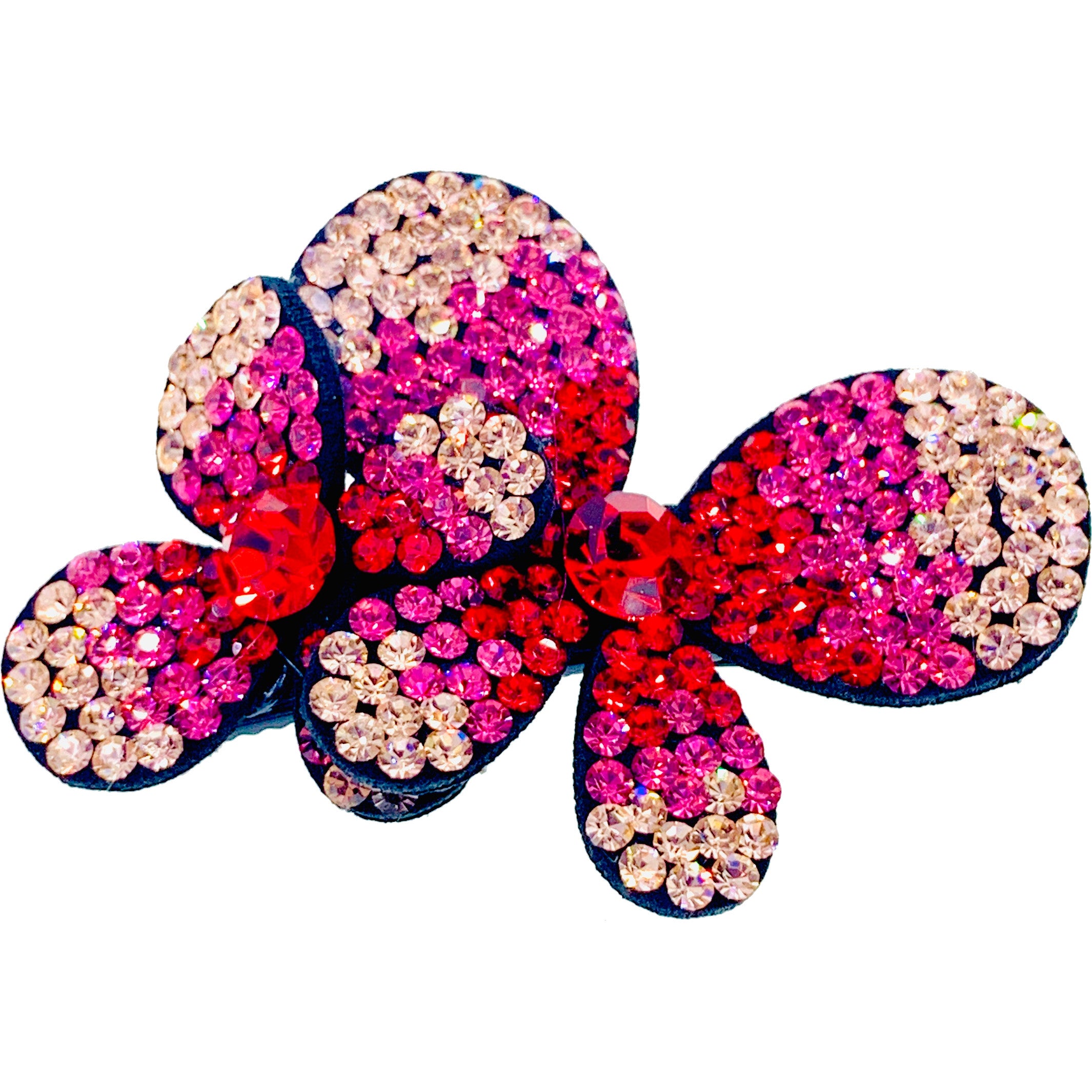 Elegant Laurel Butterfly Hair Clip with Swarovski Crystals - Perfect for Weddings, Parties & Special Occasions
