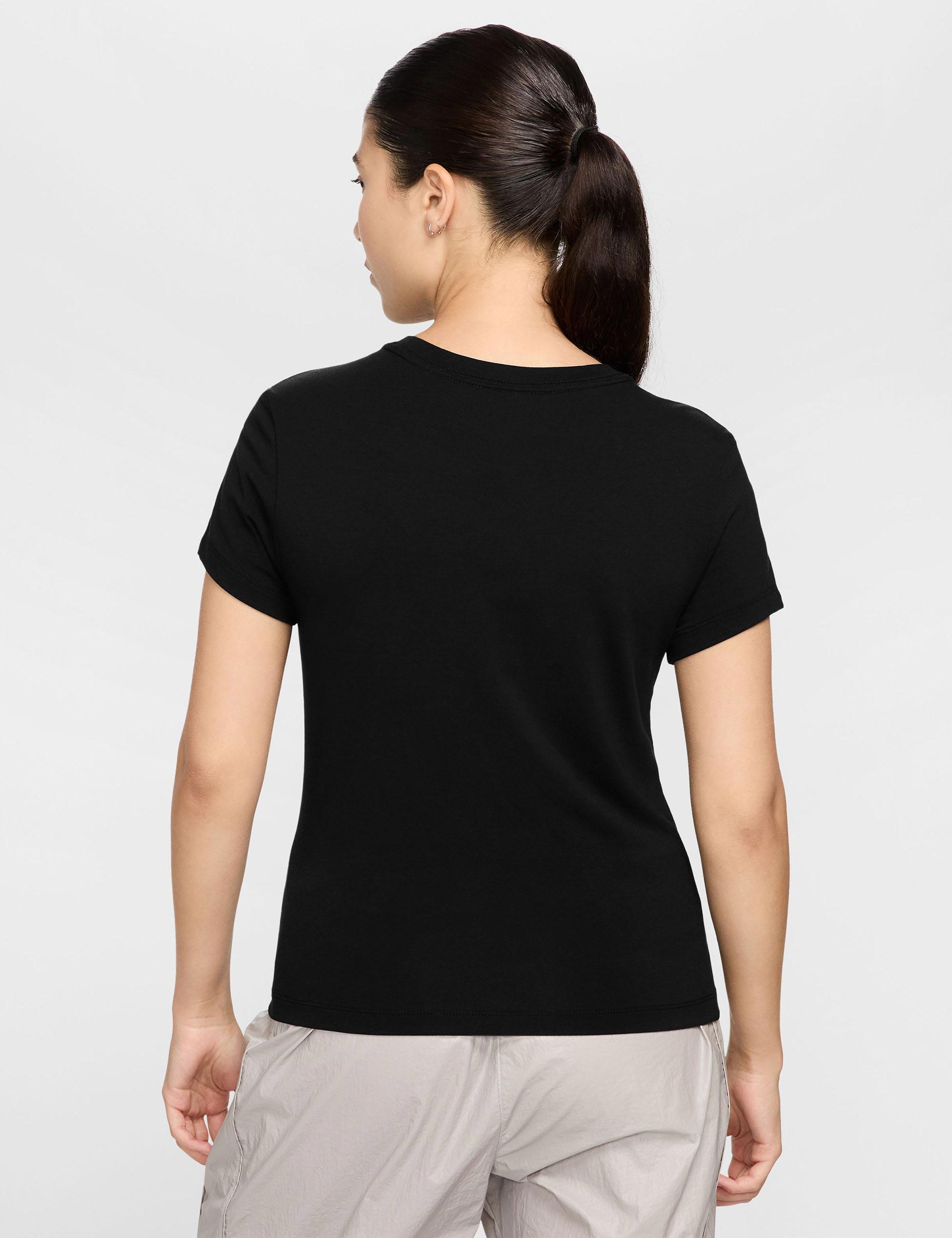 Sportswear Chill Knit Slim Graphic T-Shirt for Men - Black | Comfortable Athletic Tee for Gym, Running & Casual Wear