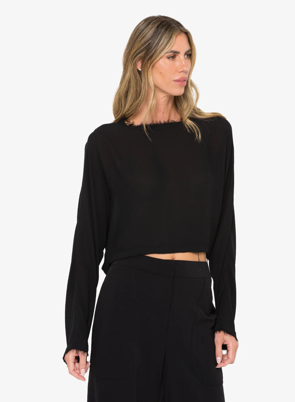 Anja Top for Women - Stylish Black Blouse for Casual & Office Wear | Perfect for Everyday Outfits & Professional Looks