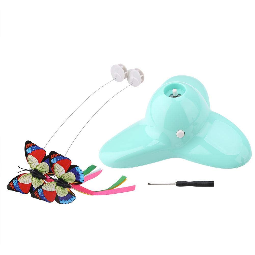 EVTSCAN Interactive Cat Toys with Automatic Rotating Butterfly & Ball - Fun Exercise Kitten Toys for Indoor Cats - Perfect for Playtime, Training & Keeping Your Cat Active
