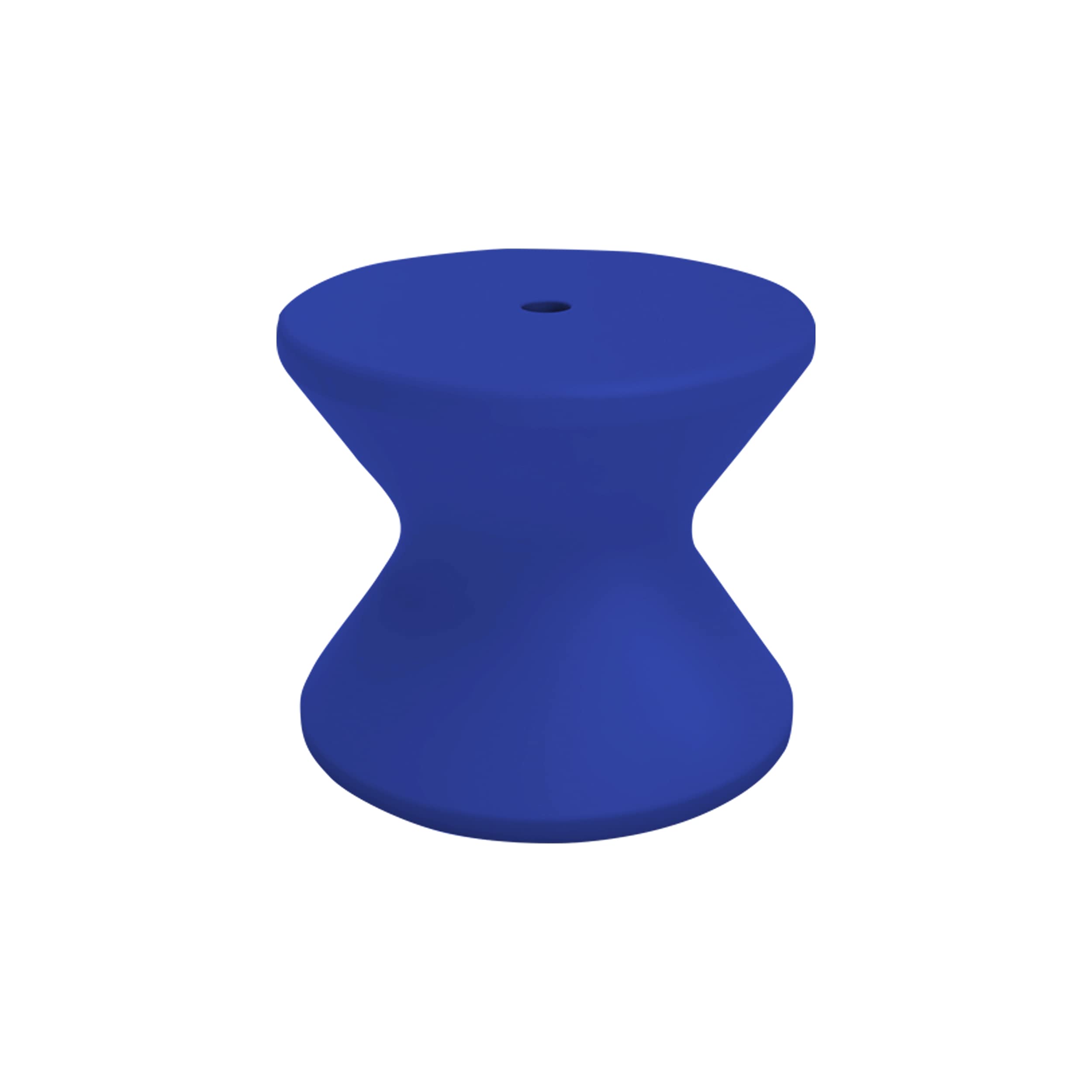 Dark Blue Ledge Lounger In-Pool Side Table with Umbrella Hole - Perfect for Poolside Drinks & Relaxation by the Water