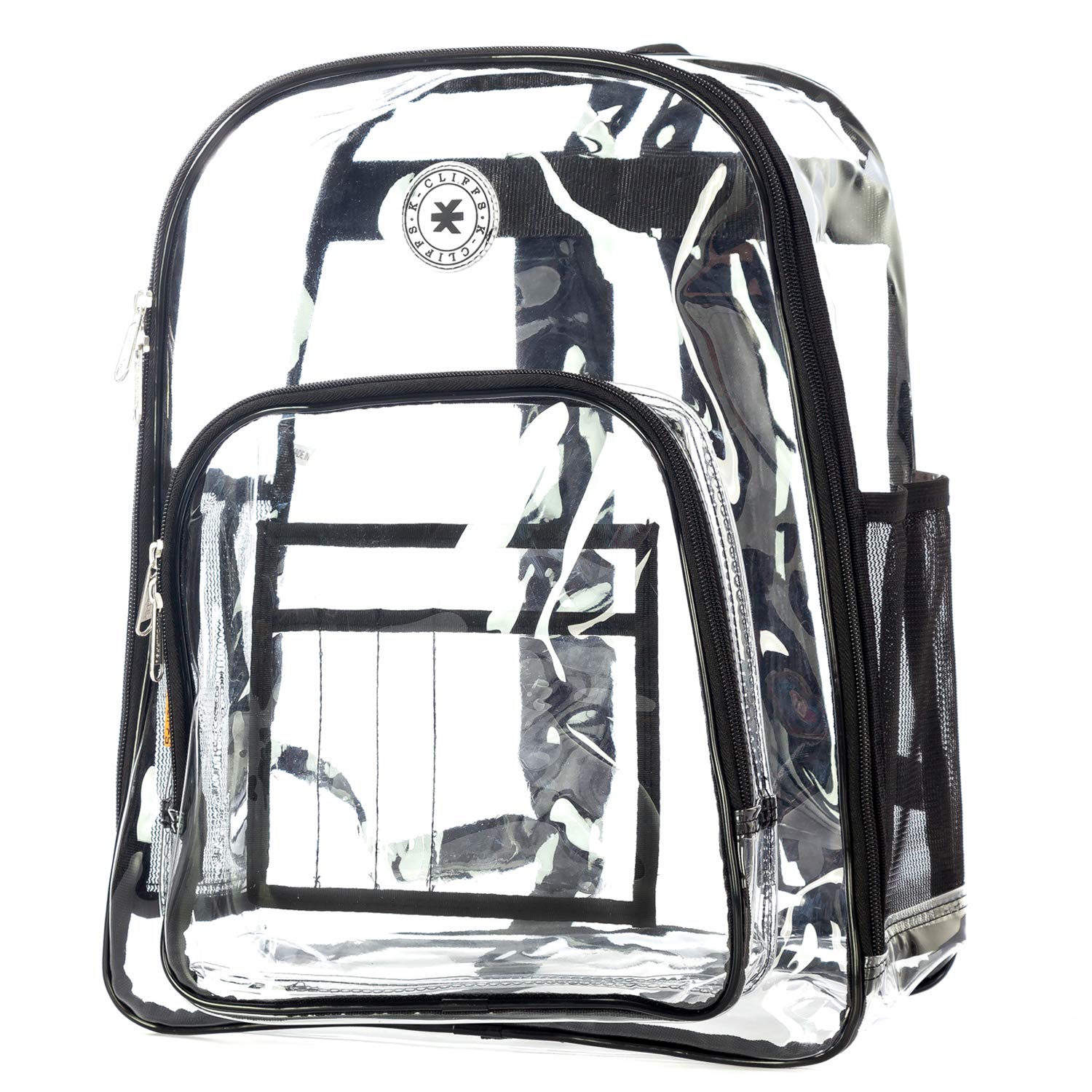 Heavy Duty Clear Backpack - Transparent School Bag with Large Capacity, See Through Security Backpack for Students, Work & Travel | Perfect for School, Airport Security, Concerts & Stadium Events