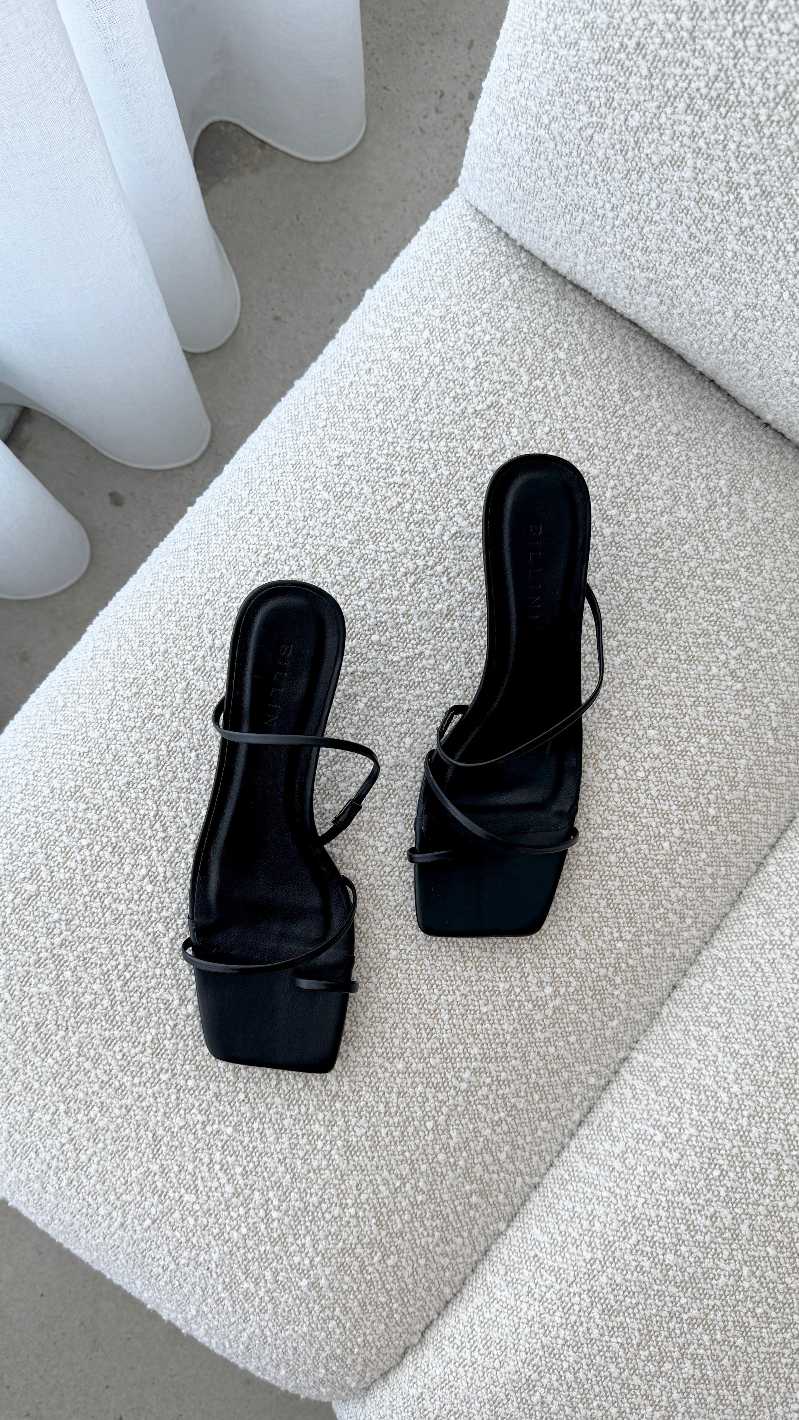 Black Mabel Heel - Elegant High Heel Shoes for Women | Perfect for Parties, Weddings & Evening Events