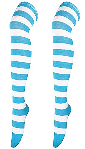 Wide Striped/Blue&white