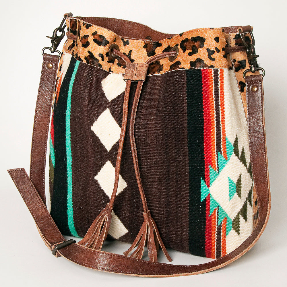 American Darling ADBG574D1 Genuine Leather Western Crossbody Saddle Bag for Women - Stylish Cowgirl Purse for Rodeo, Festival & Everyday Use