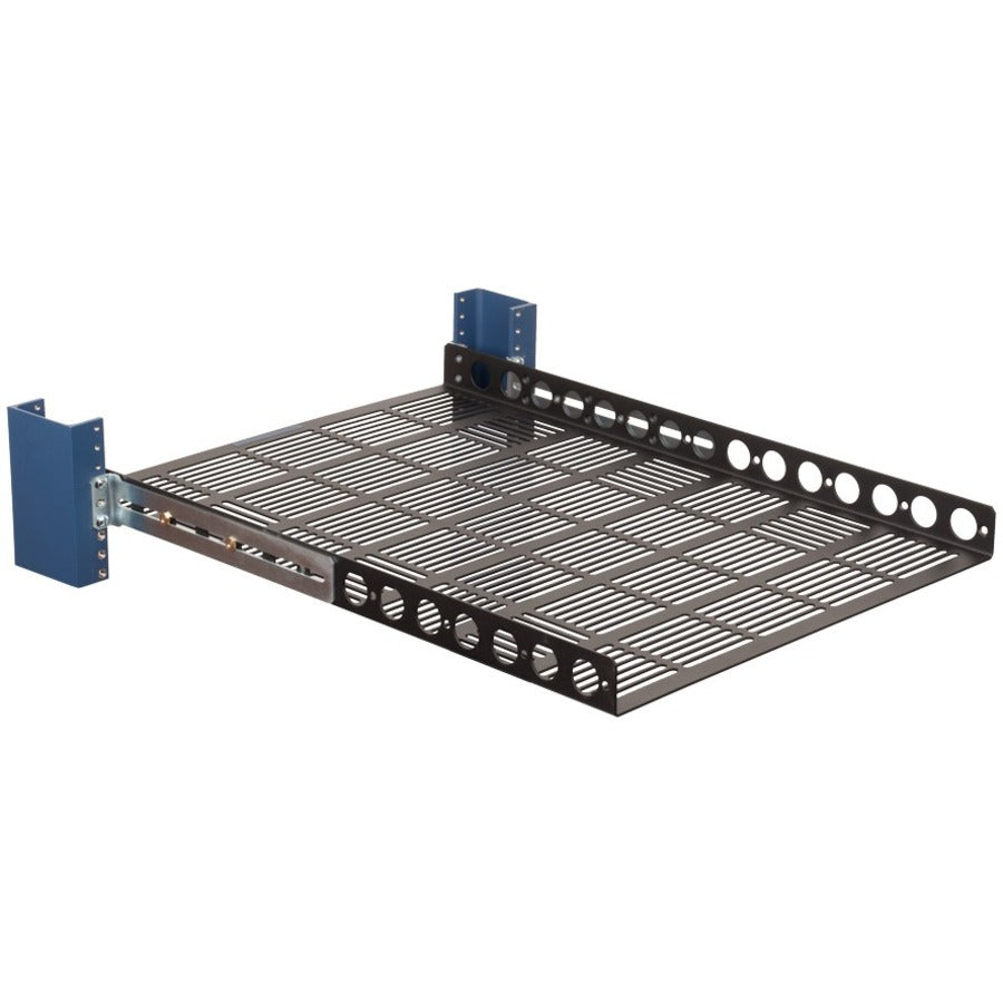 1U 28-Inch Universal Fixed Shelf - 150 lb Capacity for 4-Post & 2-Post Server Racks - Ideal for Data Center & Network Equipment Organization