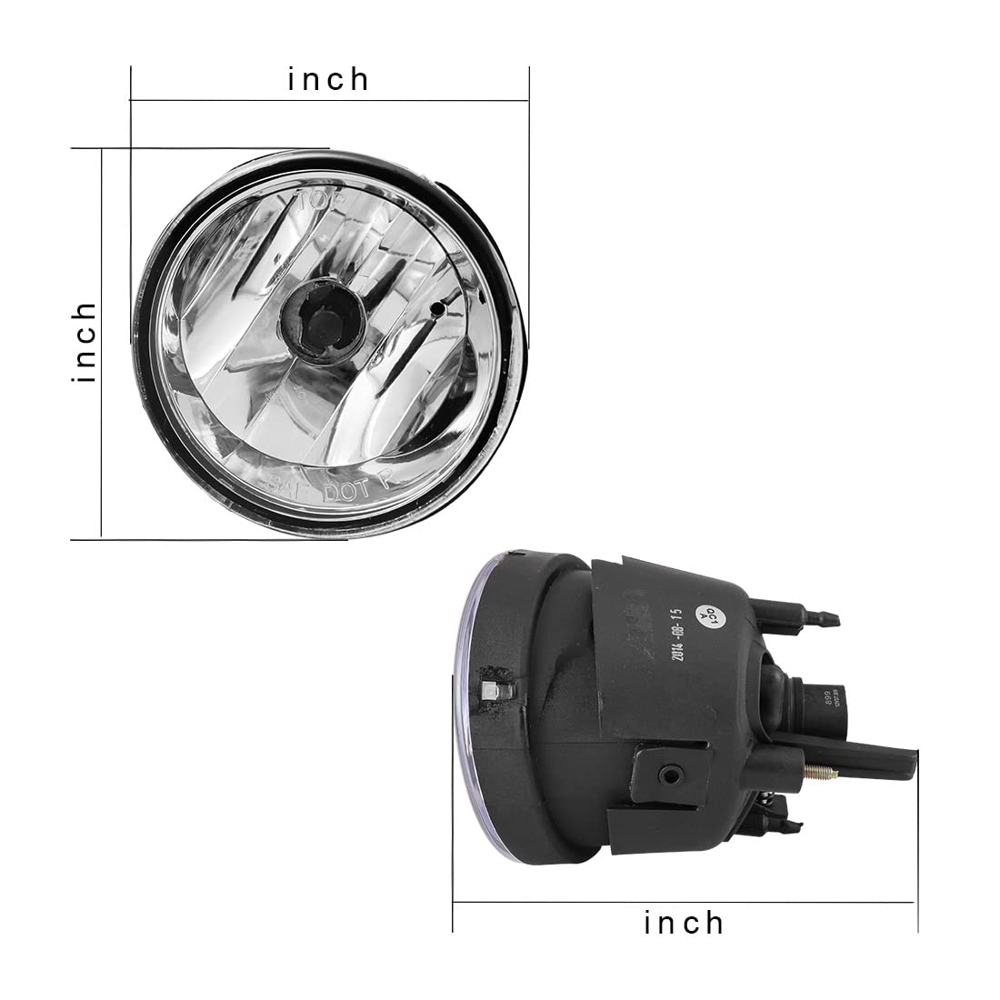 Nixon Offroad Fog Light Kit for 2004-2015 Nissan Titan & 2005-2007 Nissan Armada - 12V 37.5W 899 Bulbs, Clear Lens Driving Fog Lamp Assembly (Pair) - Perfect for Night Driving, Off-Road Adventures & Enhanced Visibility in Foggy Conditions