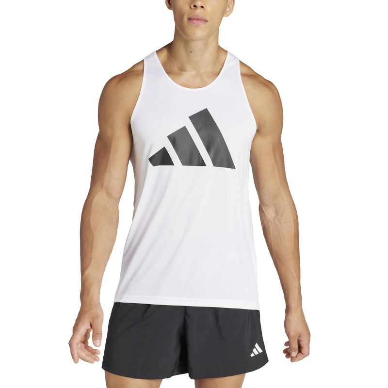 Adidas Men's Run It Tank Top - Lightweight Running Shirt for Gym & Workout - Perfect for Jogging, Training & Active Lifestyle