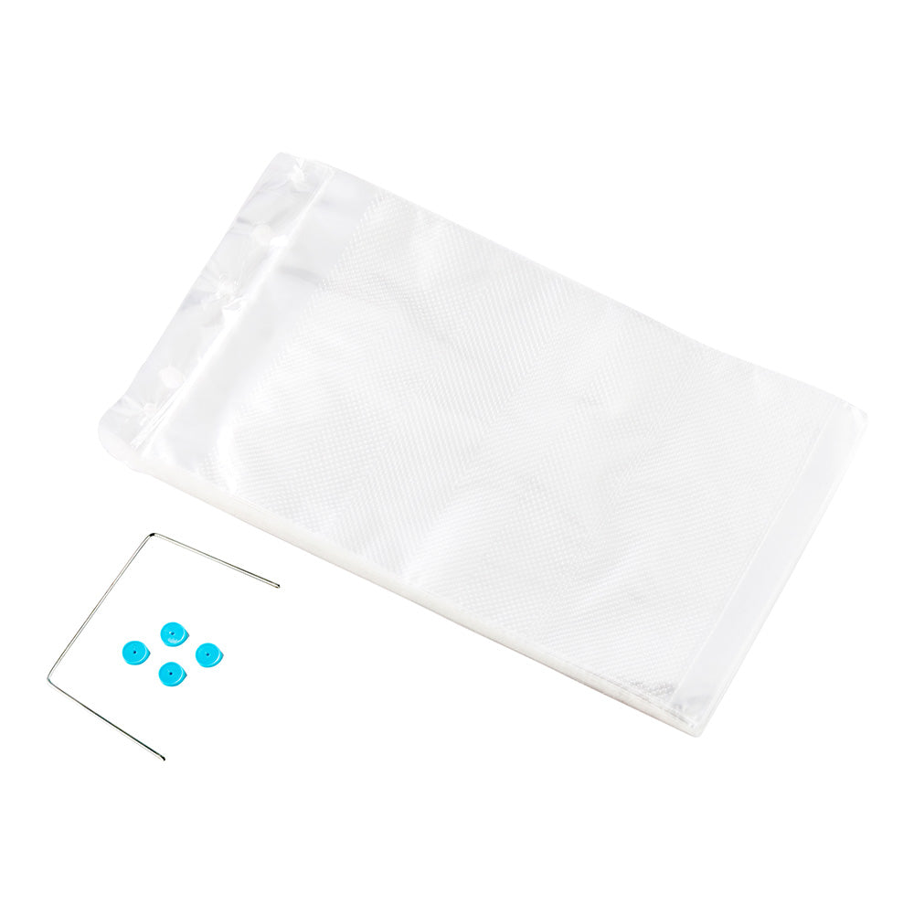 Clear Plastic Bread Bags with Micro Perforations & Wicket Dispenser - 16x10 Inches, 250 Count Box - Perfect for Bakeries, Grocery Stores & Food Packaging