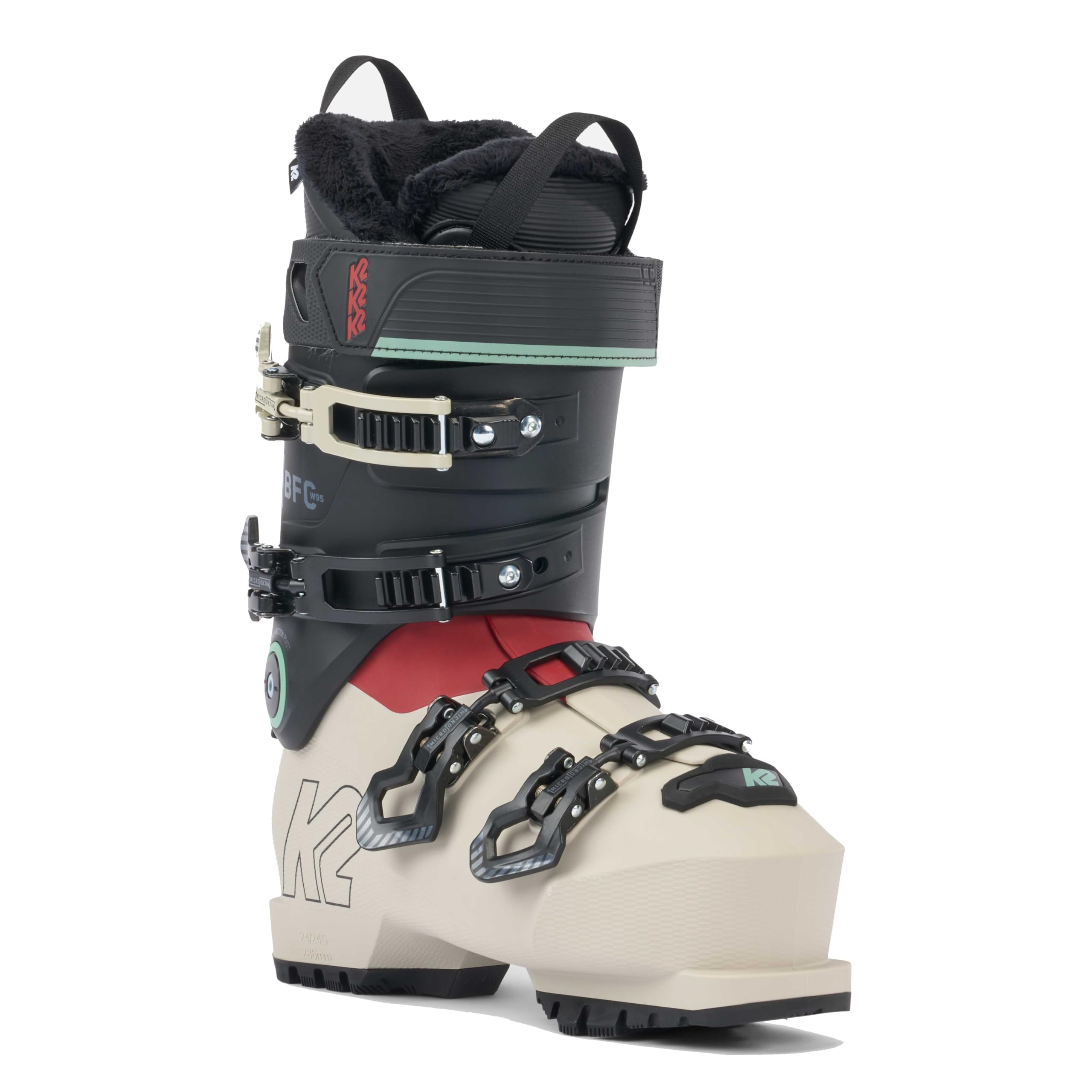 K2 BFC 95 W Women's Ski Boots - Comfortable & Supportive for All-Mountain Skiing - Perfect for Alpine Resorts & Backcountry Adventures