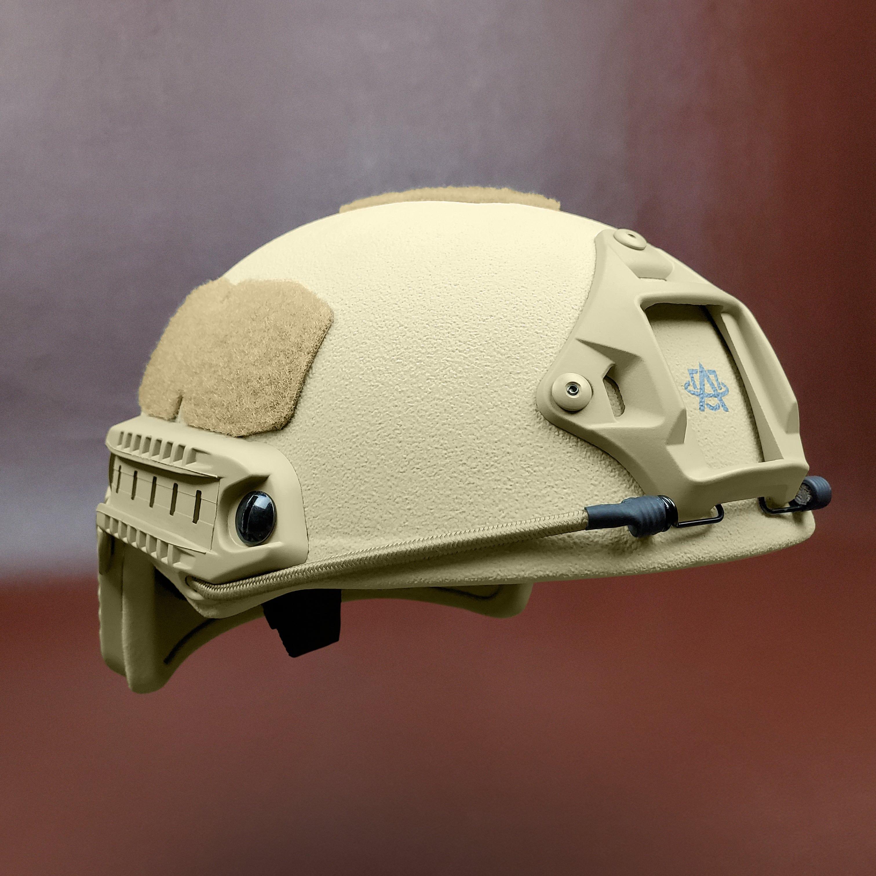 FAST High Cut Ballistic Helmet | NIJ Level IIIA+ Certified | Military & Tactical Protection | Tan, Black, Green | Perfect for SWAT, Law Enforcement & Airsoft