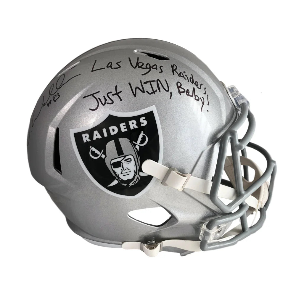 Darren Waller Autographed Las Vegas Raiders Helmet with 