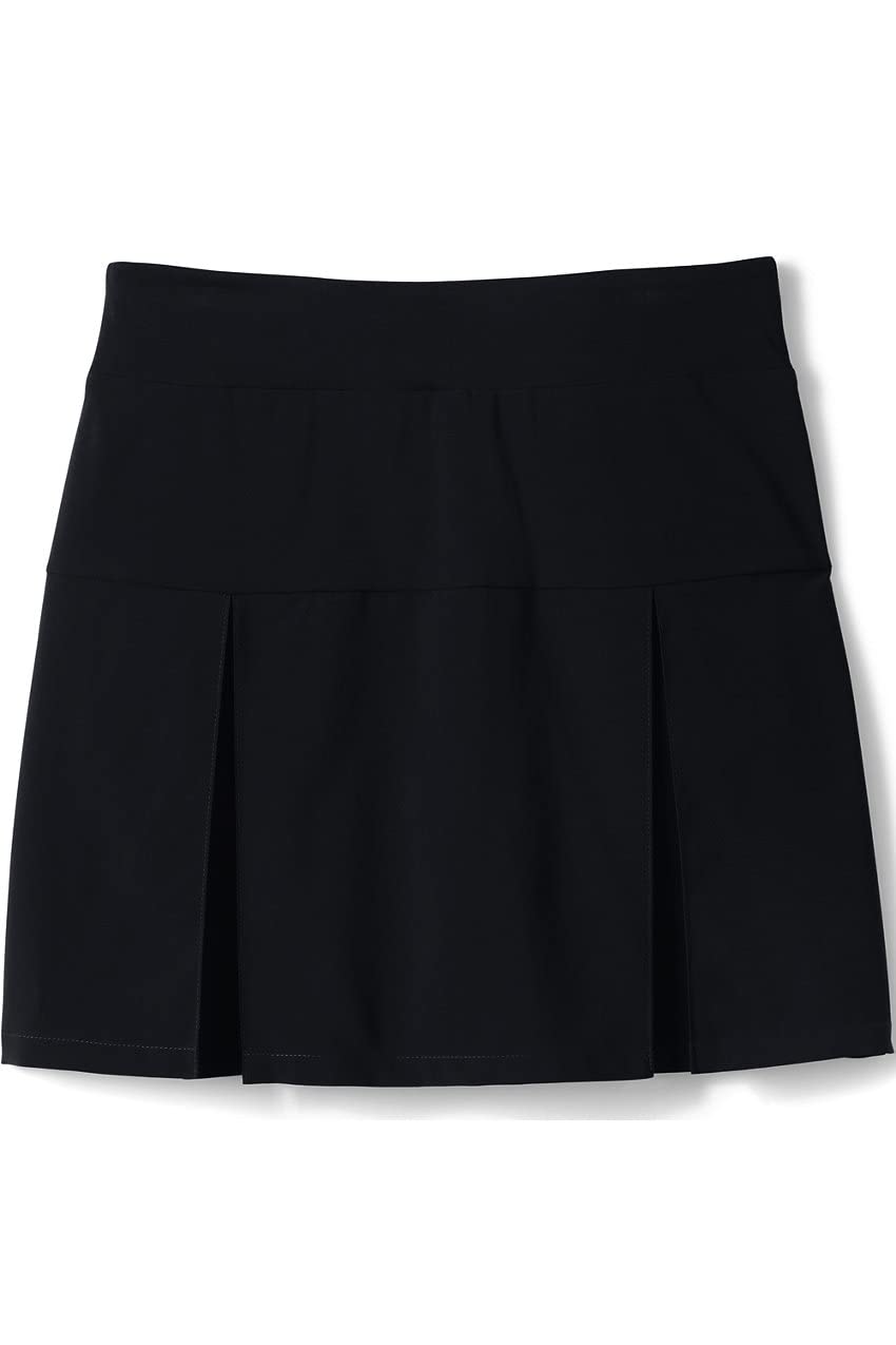 Lands' End Girls' School Uniform Active Skort - Comfortable Stretch Fabric for Play & Learning - Perfect for Gym Class, Recess & Everyday Wear