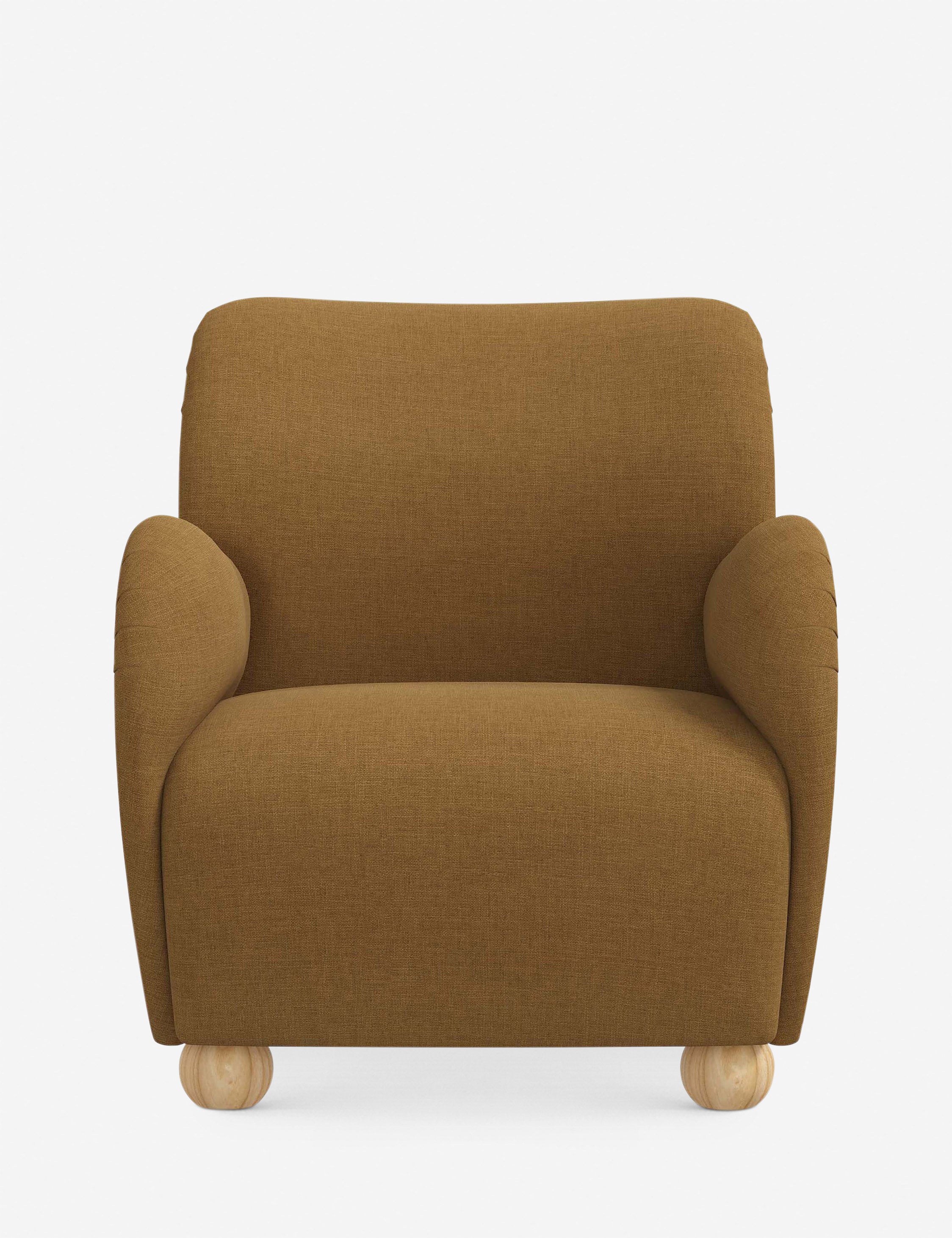 Baird Accent Chair - Modern Upholstered Lounge Chair for Living Room, Bedroom & Office - Comfortable Reading Chair with Sturdy Wooden Legs - Perfect for Relaxing, Entertaining & Home Decor
