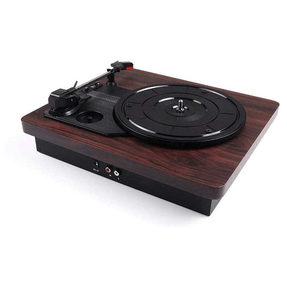 AVIMYA Hi-Fi Wireless Bluetooth Turntable with Built-in Speakers - 3-Speed Vinyl Record Player for Home Audio Streaming | Perfect for Living Room Music Listening & Vintage Vinyl Collection Display