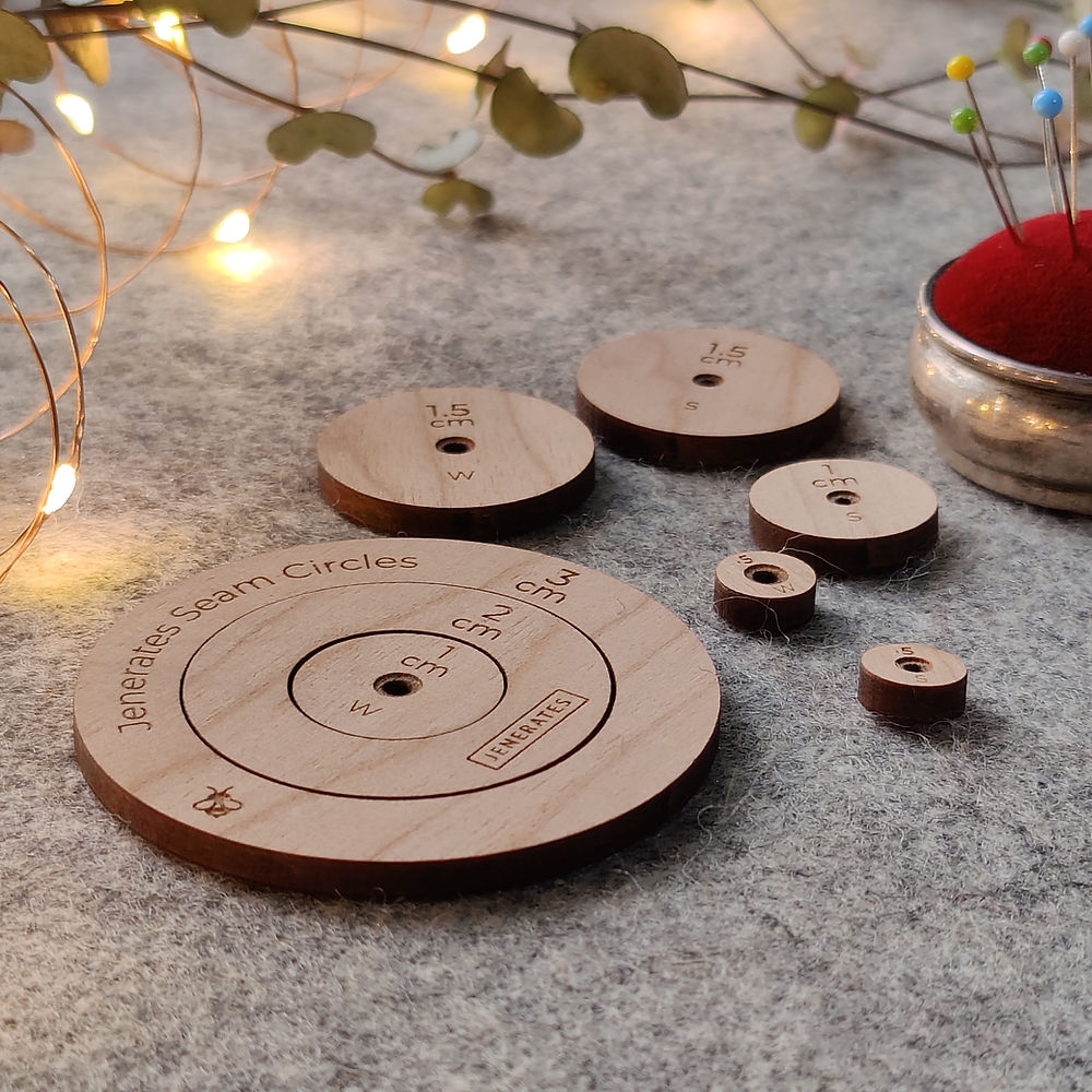 Seam Circles Jenerates - Premium Sewing Accessories for Quilting & Crafting | Perfect for DIY Projects & Home Decor