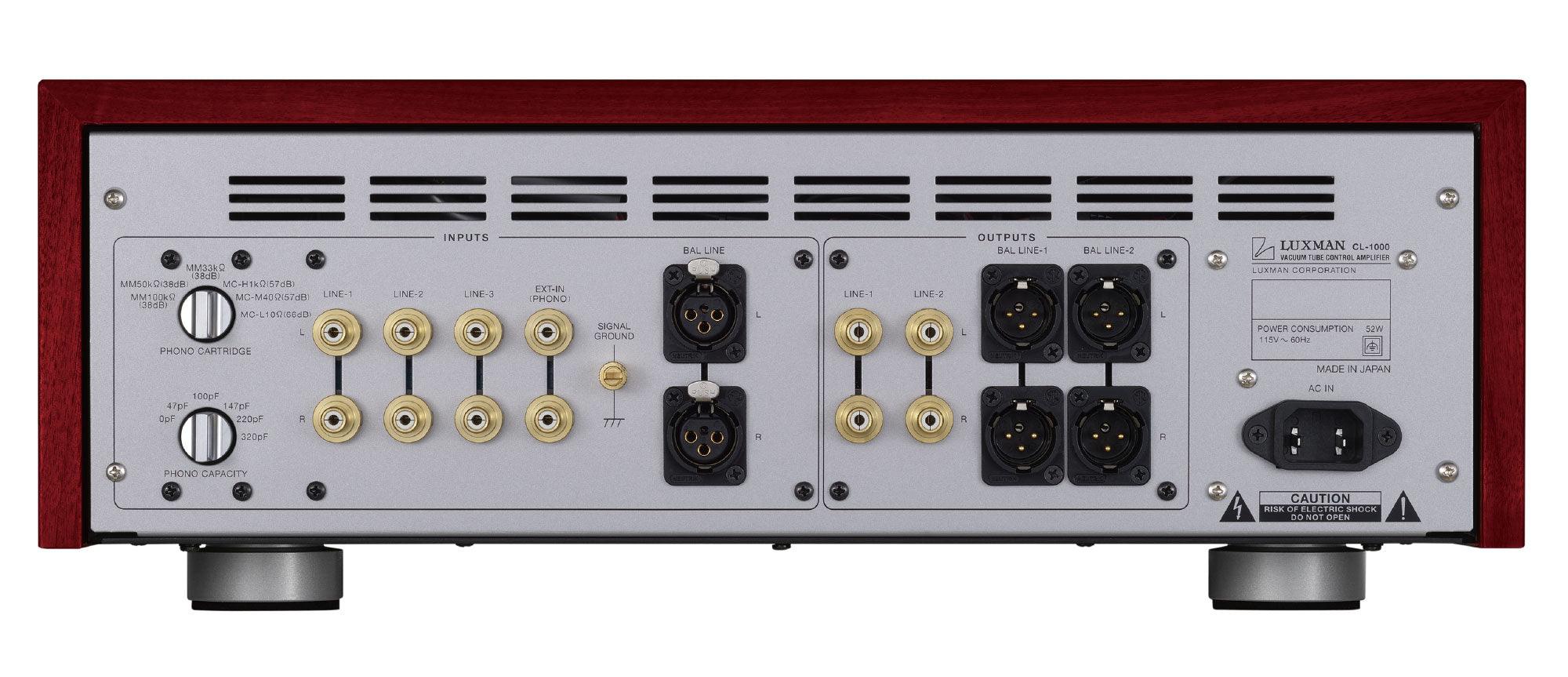 Luxman CL 1000 Vacuum Tube Control Amplifier - High-End Audio Preamplifier for Audiophiles & Home Theater Systems - Perfect for Vinyl Records, Hi-Fi Systems & Studio Recording