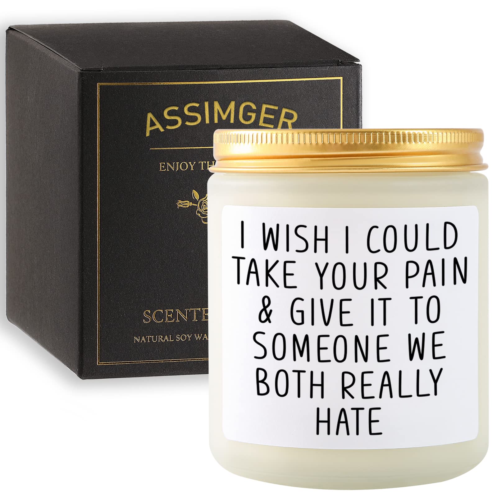 Healing Candles for Women & Men - Get Well Soon Gifts After Surgery, Sympathy, Grieving, Condolence, Divorce & Miscarriage - Inspirational Sorry for Your Loss & Cancer Support Gift - Perfect for Hospital Recovery, Home Comfort & Emotional Healing