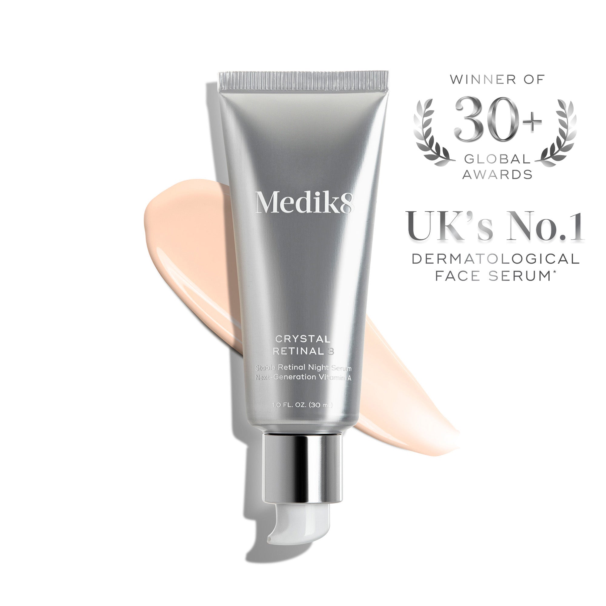 Professional Crystal Retinal Serum for Anti-Aging & Skin Rejuvenation | Vitamin A Skincare Treatment for Fine Lines & Wrinkles | Perfect for Nighttime Routine & Dermatologist Recommended
