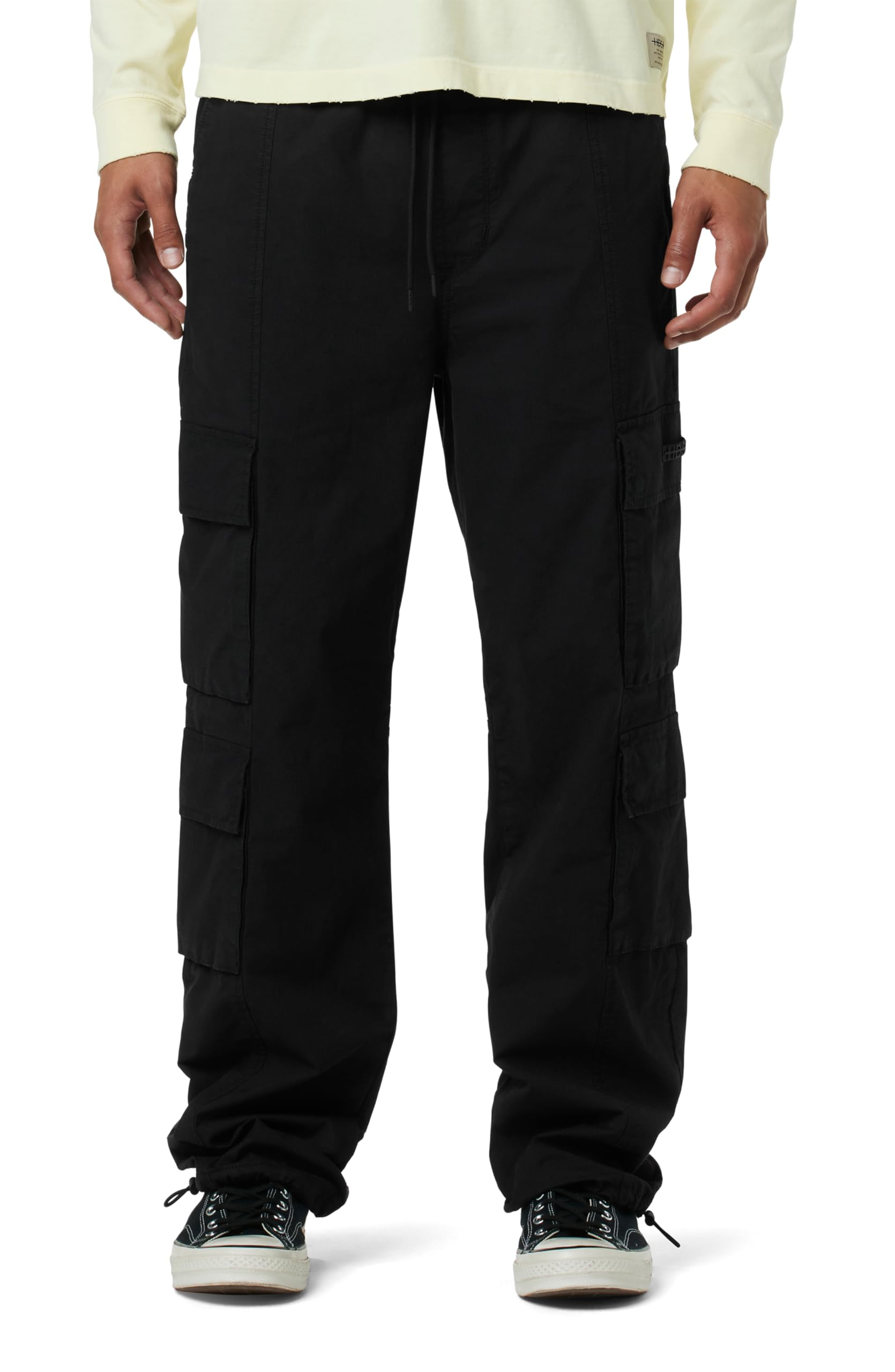 HUDSON Men's Straight Leg Drawcord Cargo Pants - Comfortable & Durable Workwear for Outdoor Activities, Hiking, and Casual Wear