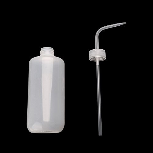 GlobalNiche® Screw-on Tip Tattoo Wash Bottle - 250mL Clear White Squeeze Bottle for Tattoo Aftercare, Ink Washing & Studio Hygiene | Perfect for Tattoo Artists, Piercing Shops & Body Art Professionals