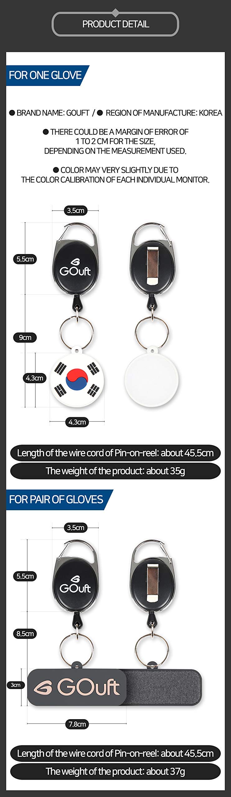 Premium Golf Ball Marker & Glove Holder - Magnetic Golf Accessories for Easy Storage | Perfect for Golf Bags, Carts & On-Course Convenience