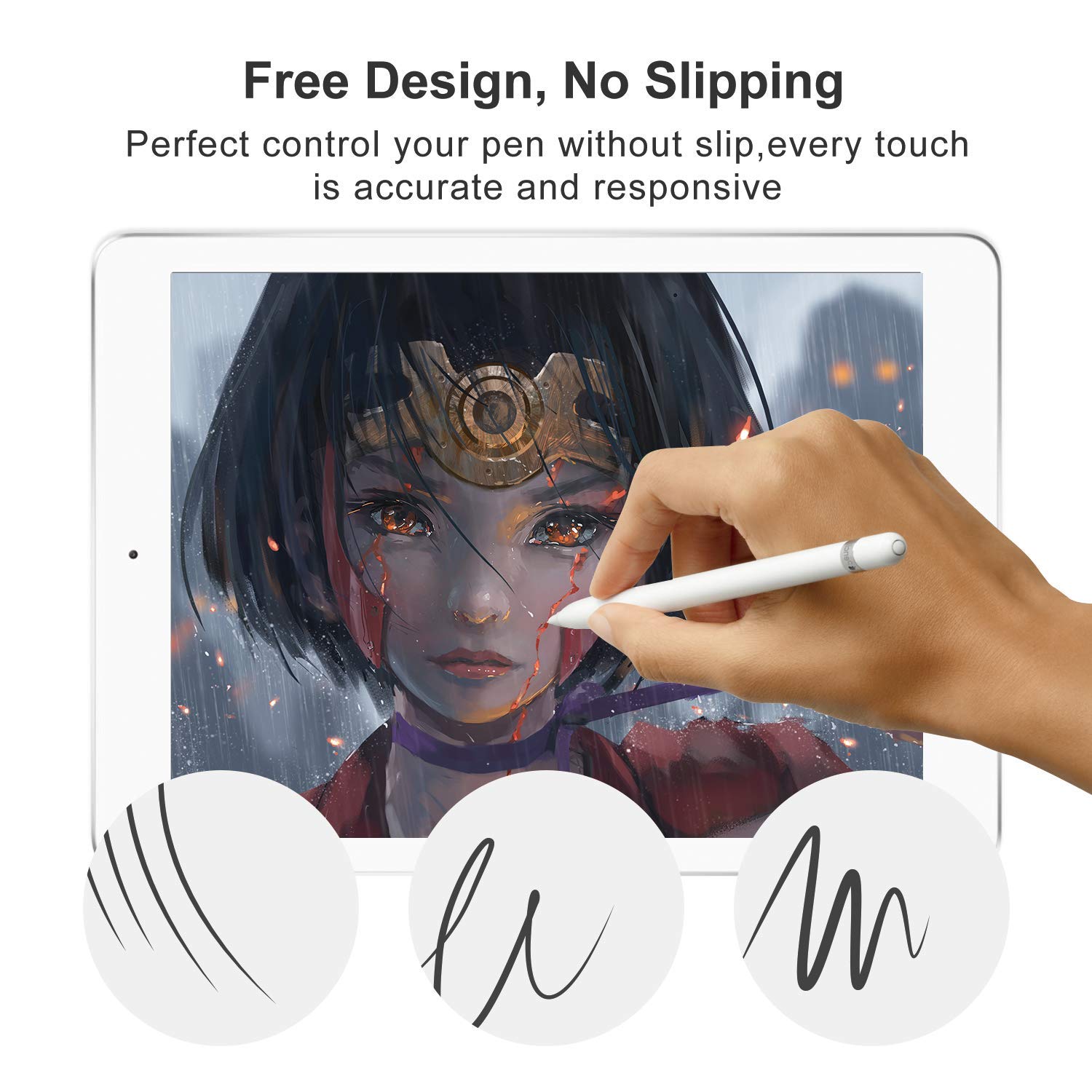XIRON 2-Pack Matte PET Paper Screen Protector for iPad 9th/8th/7th Generation (10.2 Inch 2021/2020/2019) - Anti Glare Film with Paper-Like Writing Feel - Perfect for Drawing, Note Taking & Eye Protection