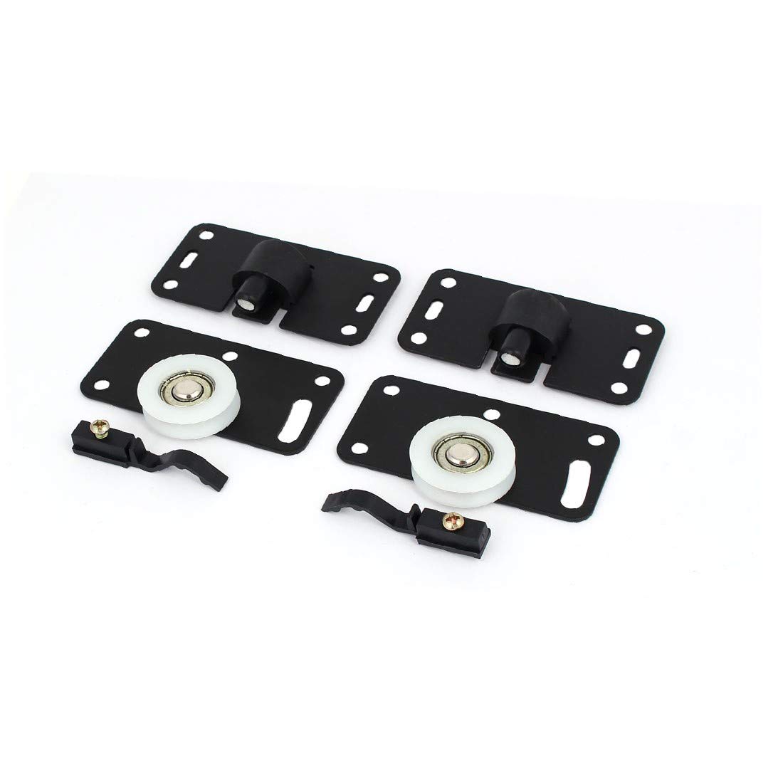 High-Quality 30mm Sliding Door Rollers for Wardrobe - 2 Sets - Smooth & Durable Furniture Hardware - Perfect for Closet, Cabinet, and Storage Doors