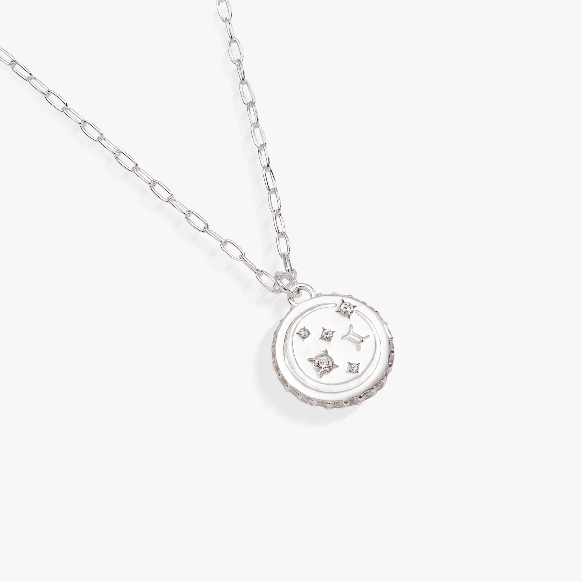 Gemini Zodiac Necklace for Women - Sterling Silver Zodiac Sign Jewelry - Perfect Gift for Birthday, Anniversary & Everyday Wear - Elegant & Dainty Astrology Jewelry for Gemini Women