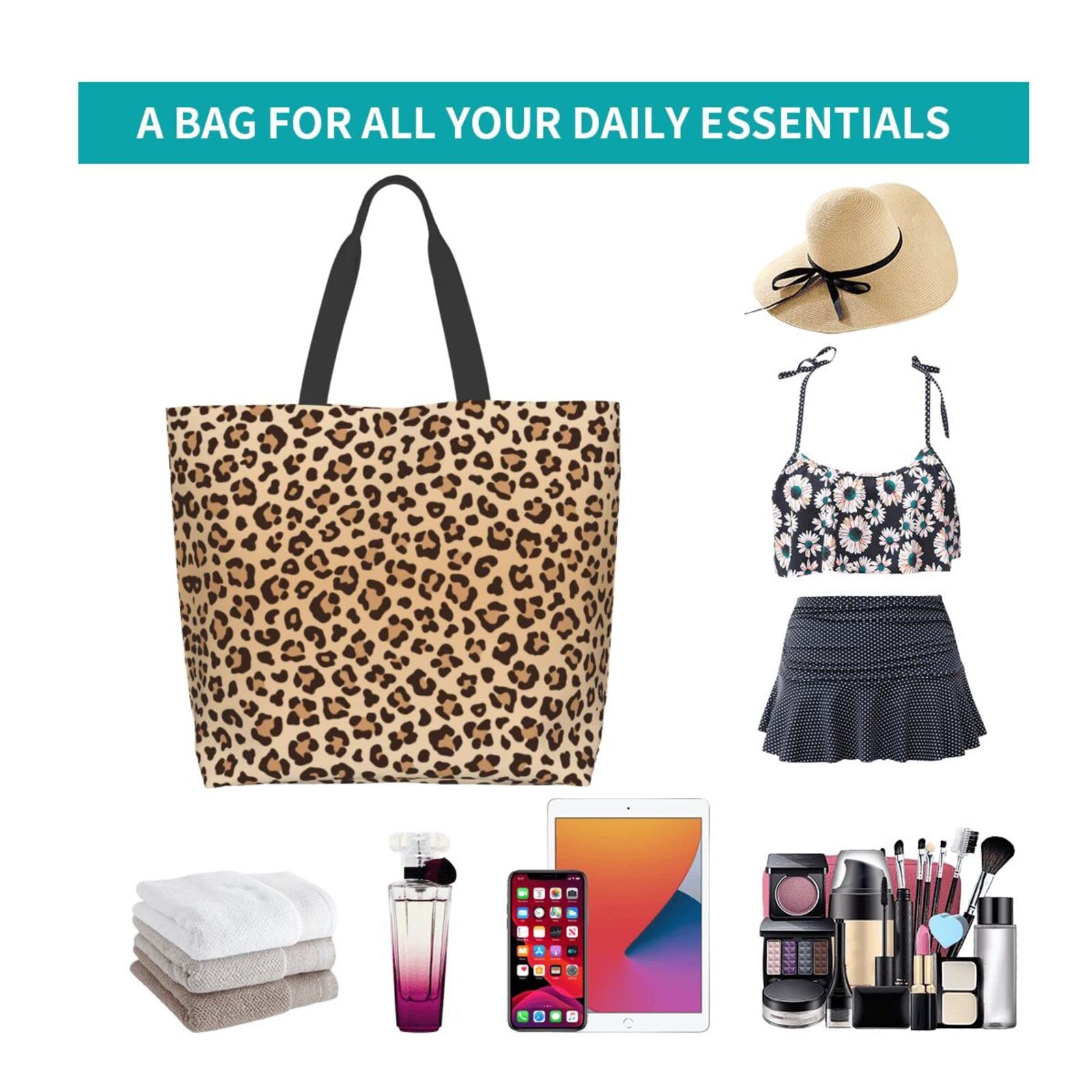 Stylish Reusable Tote Bag for Women - Shopping, Work & Beach