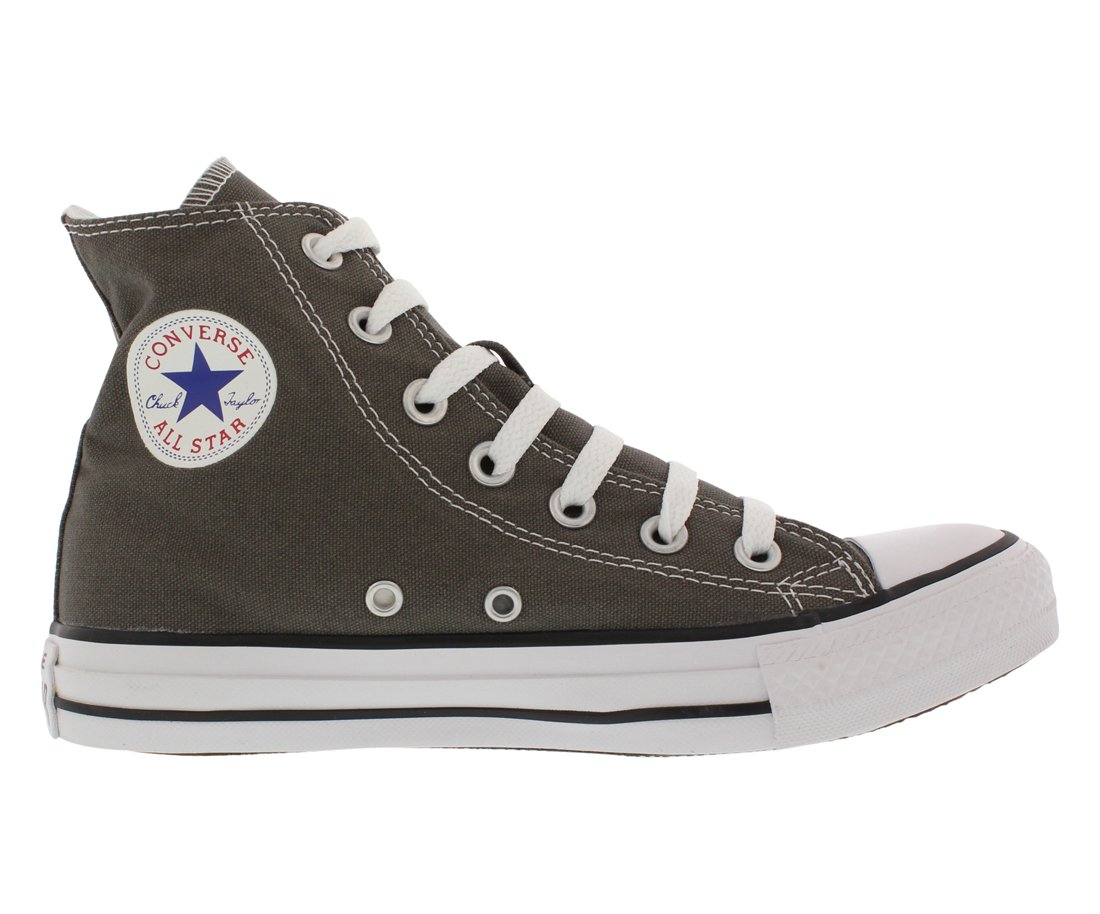 Converse Women's Chuck Taylor All Star High Top Sneakers - Charcoal Grey - Size 5.5 - Classic Canvas Casual Shoes for Women - Perfect for Streetwear, Skateboarding & Everyday Fashion