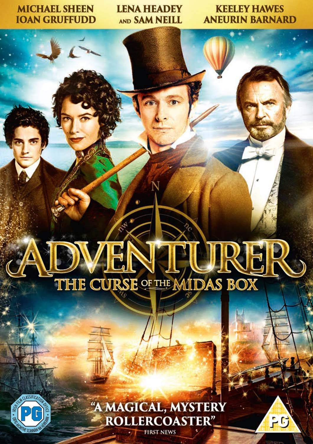 Adventurer: The Curse of The Midas Box DVD - Action Adventure Movie for Family Movie Night & Home Entertainment