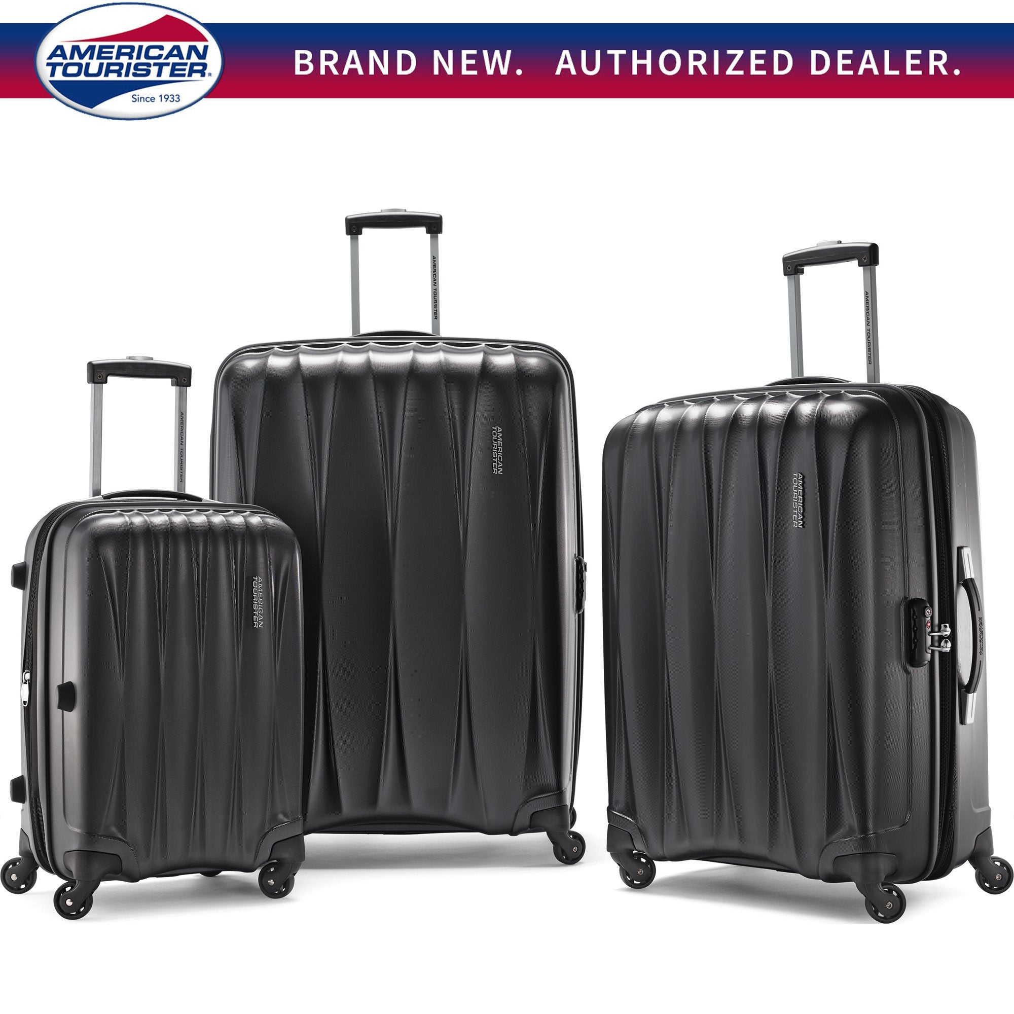 American Tourister Arona Premium Hardside Spinner Luggage Set 3-Piece (20