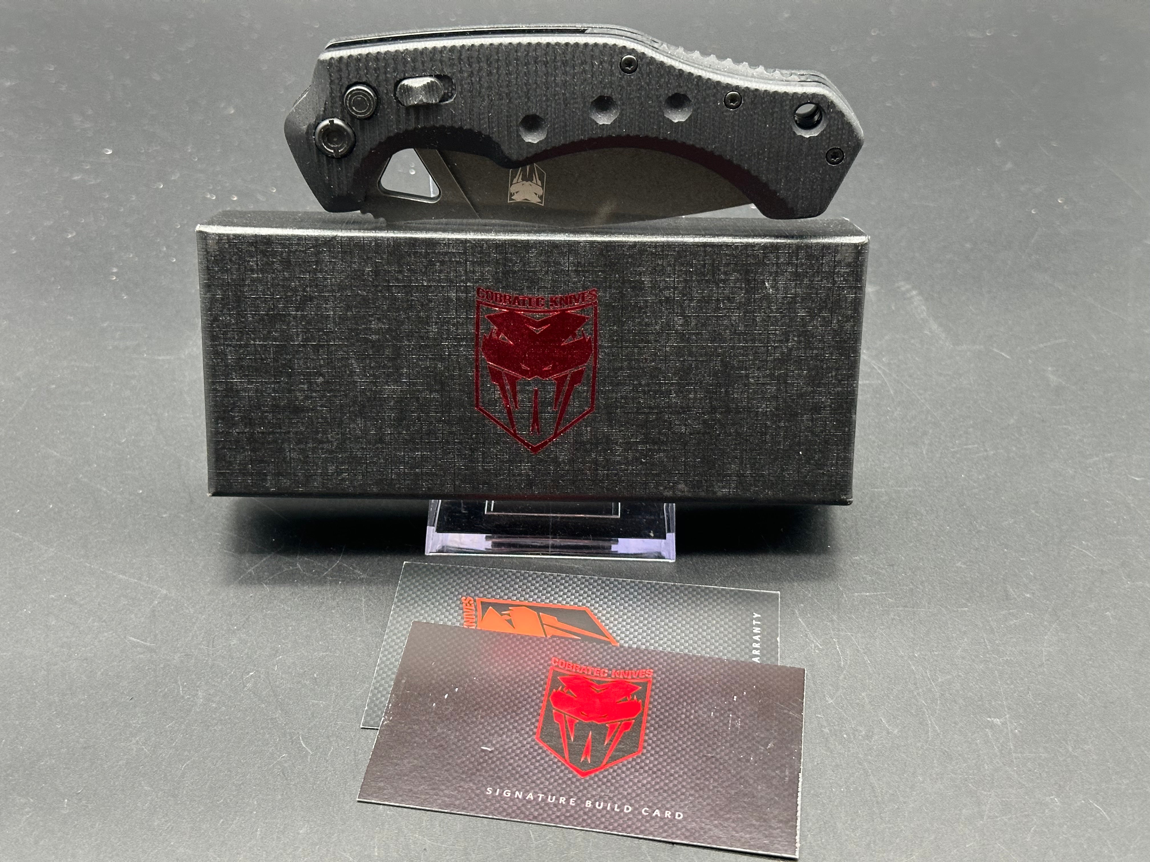 Cobratech Ryker Automatic Knife - Tactical Folding Pocket Knife for Outdoor, Camping, Hiking & EDC Use