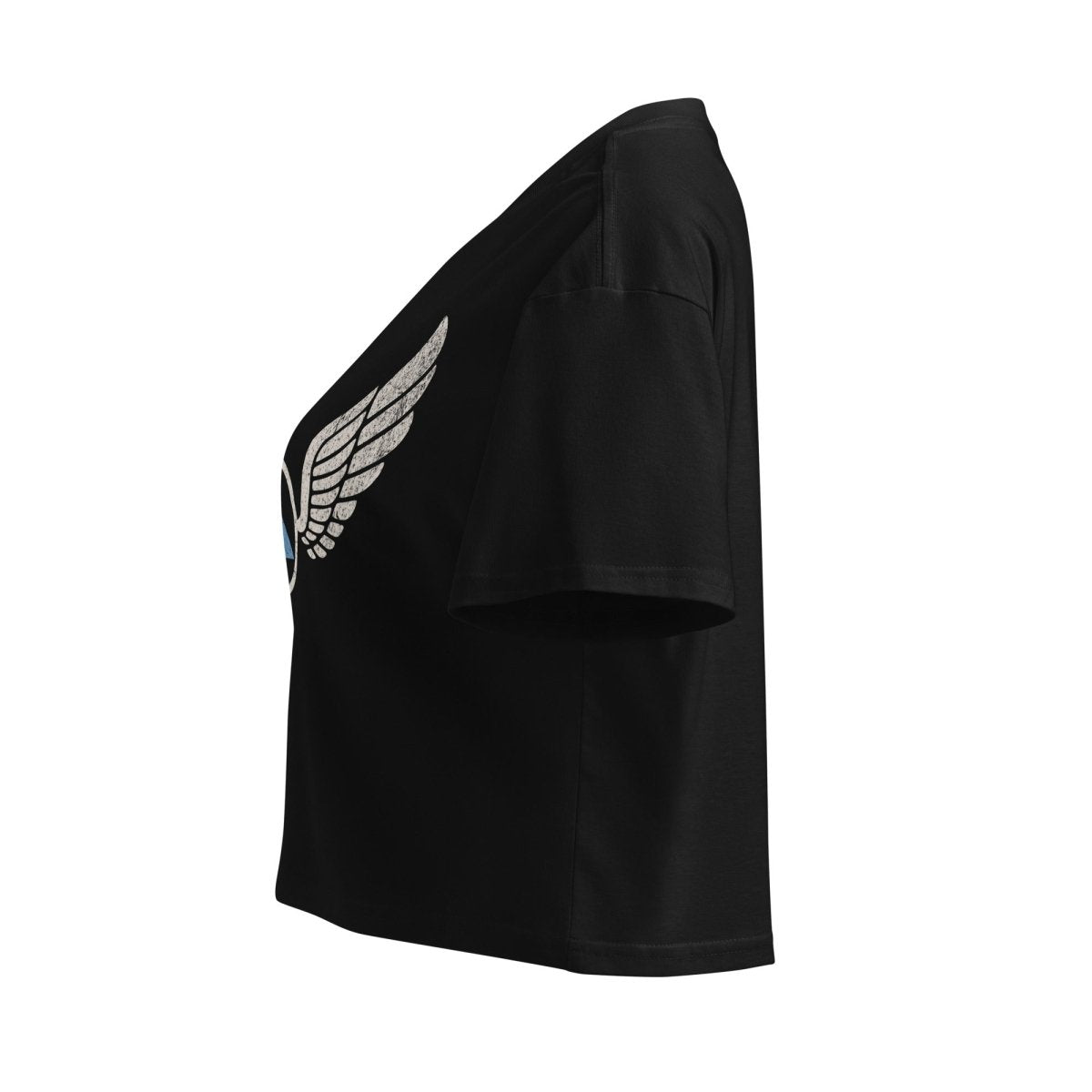 Wings of Recovery - Women's Crop Top | Comfortable Workout & Yoga Shirt for Fitness & Recovery