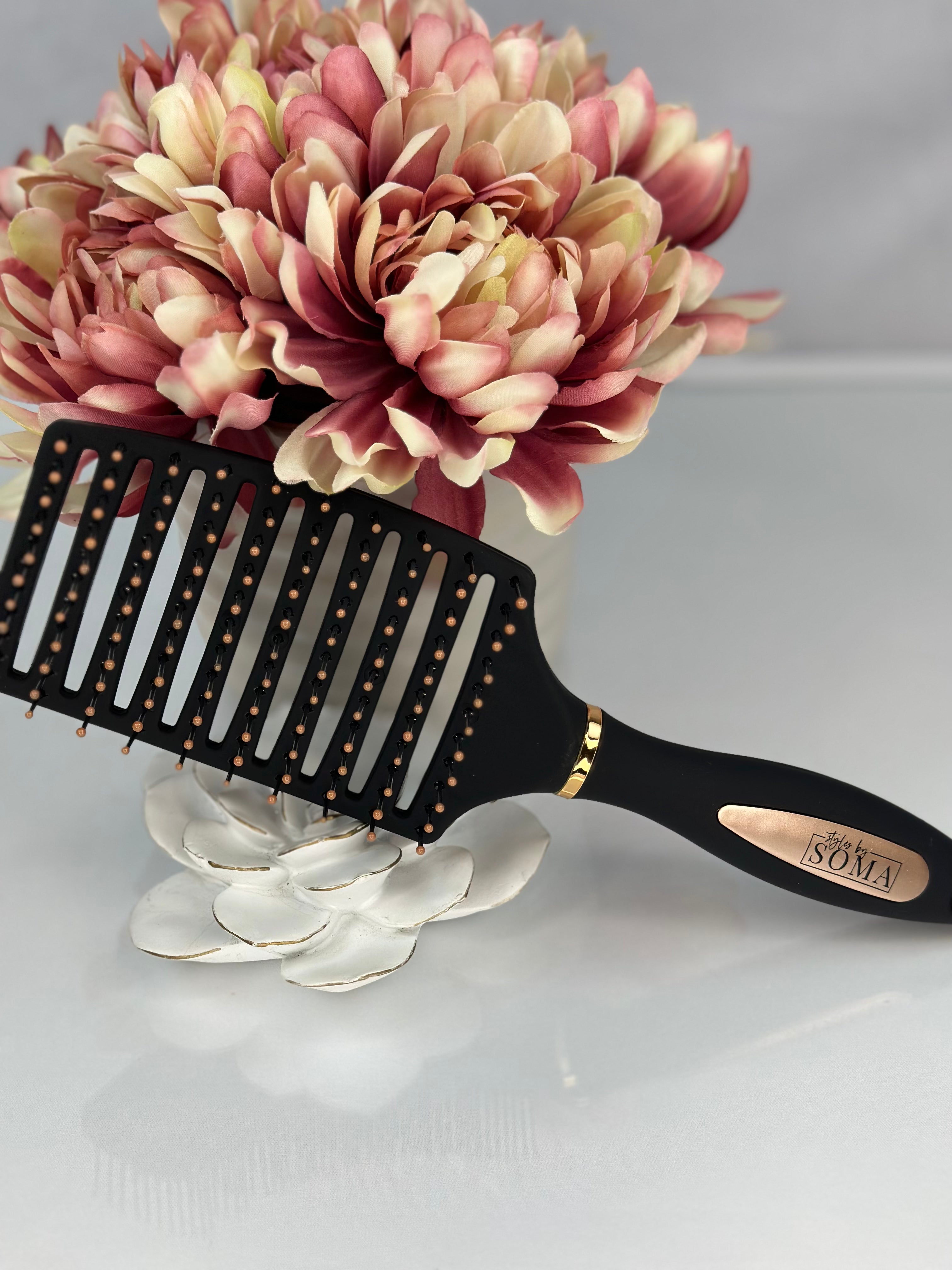 Premium Detangling Hair Brush for Smooth & Pain-Free Brushing - Perfect for Curly, Thick, and Wet Hair - Salon Quality at Home