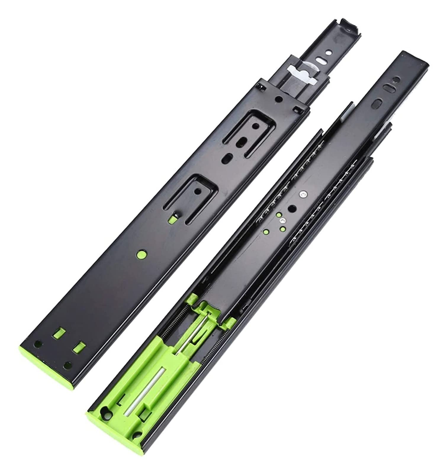 Heavy Duty 20 Inch Soft Close Drawer Slides - 3 Fold Full Extension Side Mount Drawer Runners (450mm/18in) for Kitchen Cabinets, Office Furniture & DIY Storage Solutions