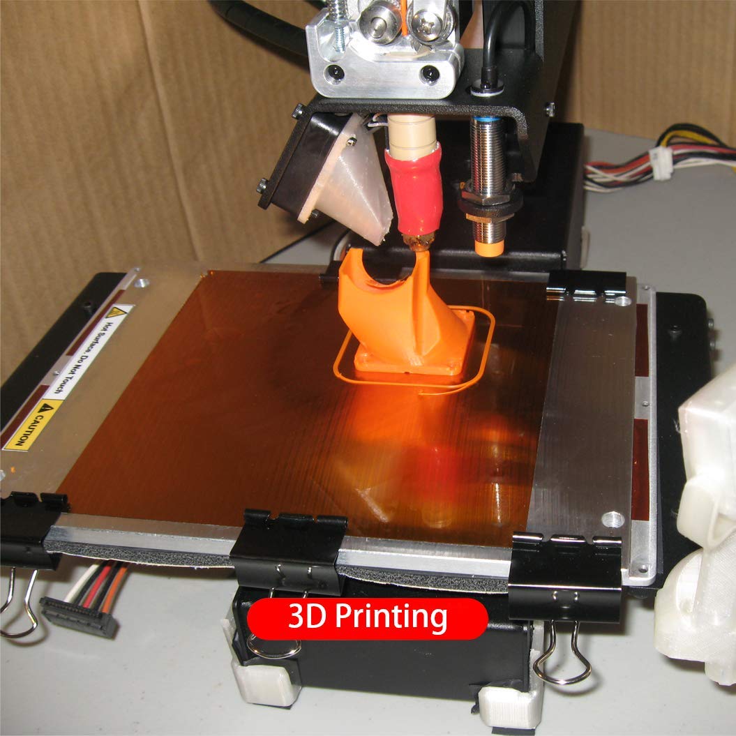 High-Temperature Polyimide Adhesive Tape 1 Mil Thick - Heat Resistant Kapton Tape for 3D Printing, Soldering, Electrical Insulation & Masking (4