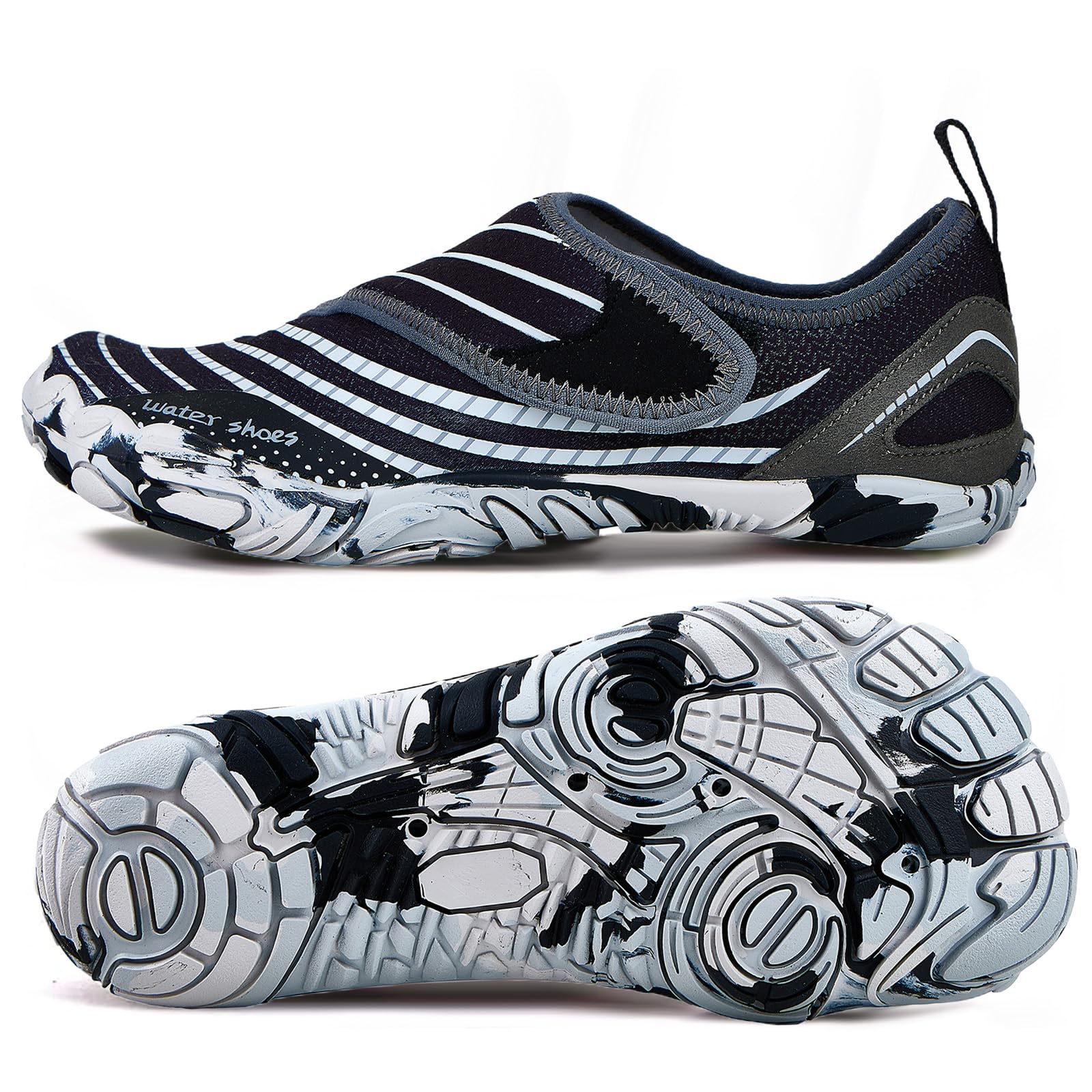 **AoSiFu Kids Water Shoes for Boys & Girls - Quick Dry Aqua Socks for Beach, Pool, Swimming & Sports - Lightweight Barefoot Design (Toddler/Little Kid/Big Kid) - Perfect for Water Play, Surfing & Outdoor Adventures**