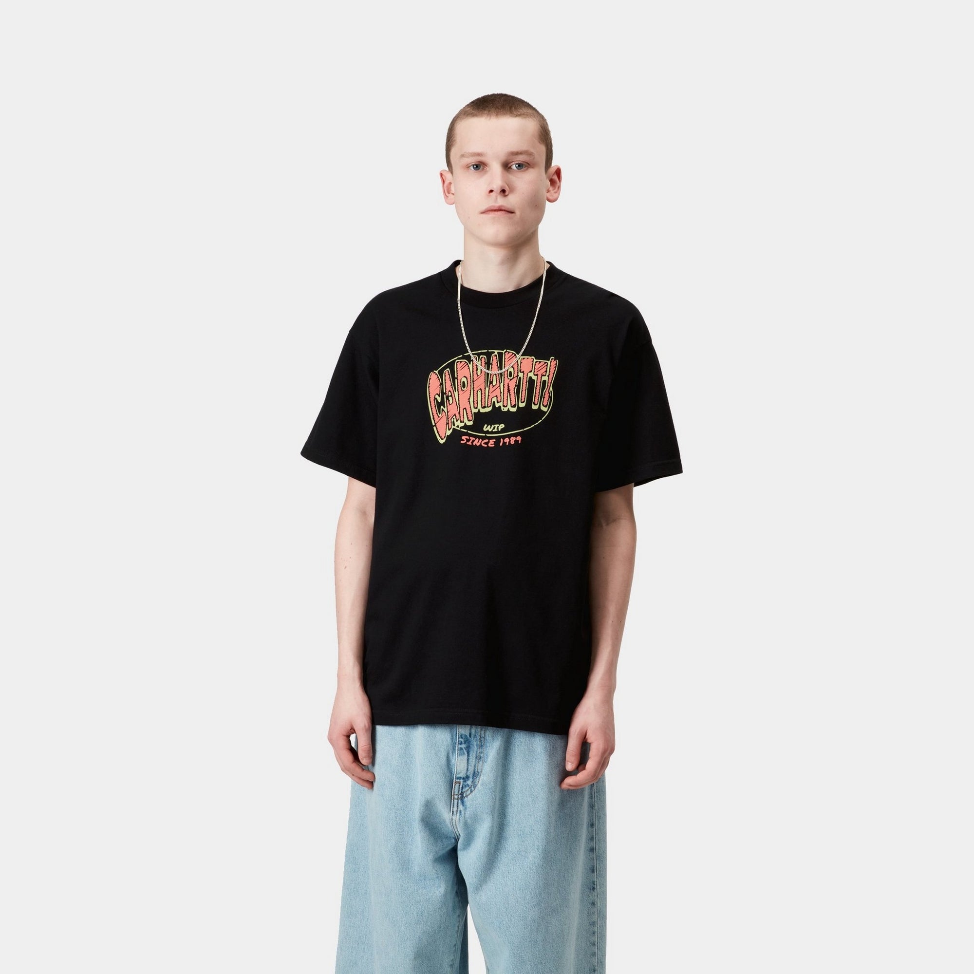 Trendy Script Graphic T-Shirt for Men & Women - Black | Casual Wear, Street Style & Everyday Outfits