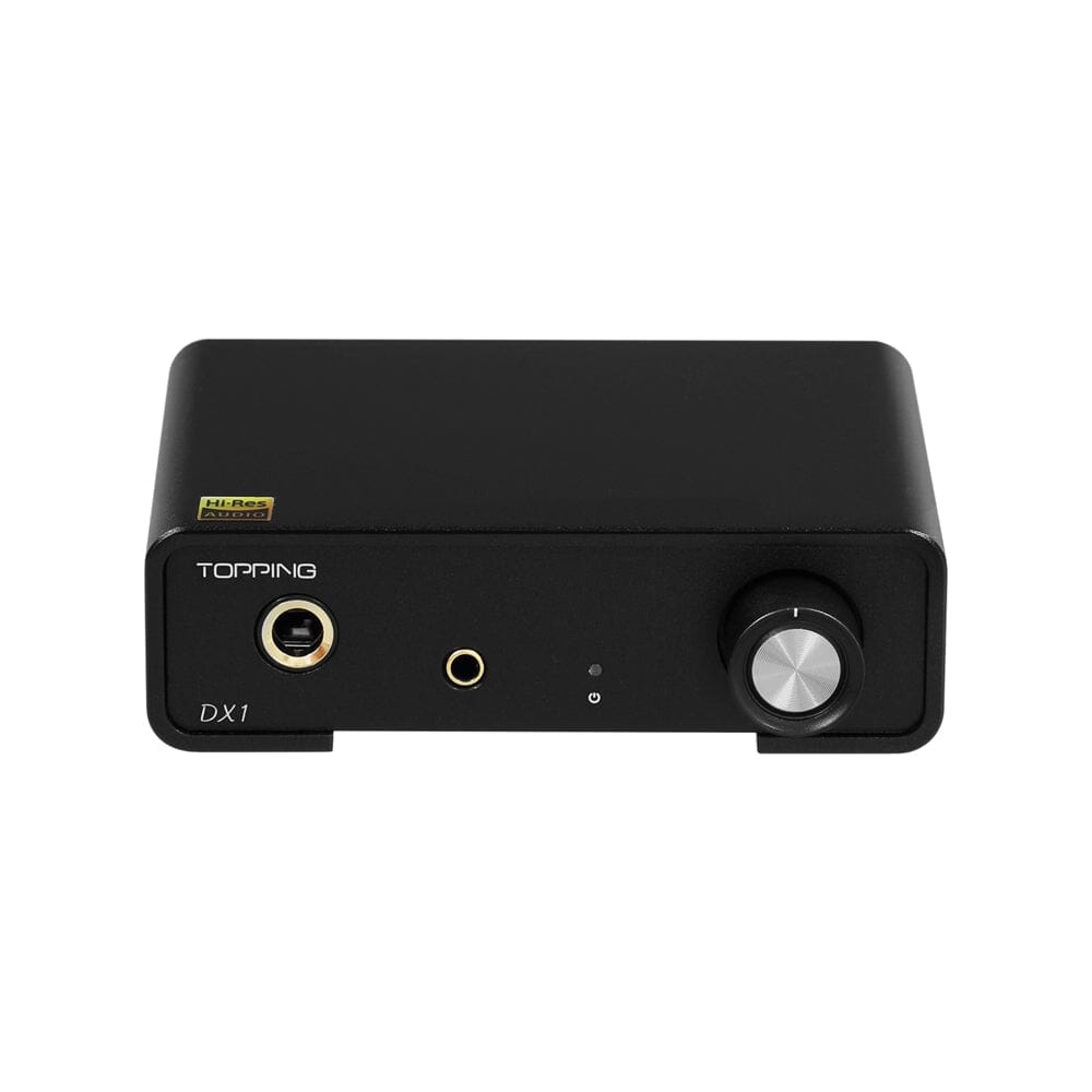 TOPPING DX1 Hi-Res Headphone Amplifier & DAC with AK4493S Chip, Supports DSD256 & PCM384 - Perfect for Audiophiles, Home Studio & Gaming Setup