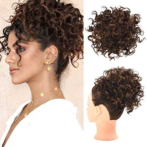 Messy Bun Hair Piece - Stretchy Elastic Drawstring Ponytail Holder for Women | Perfect for Workouts, Yoga, and Everyday Hairstyles
