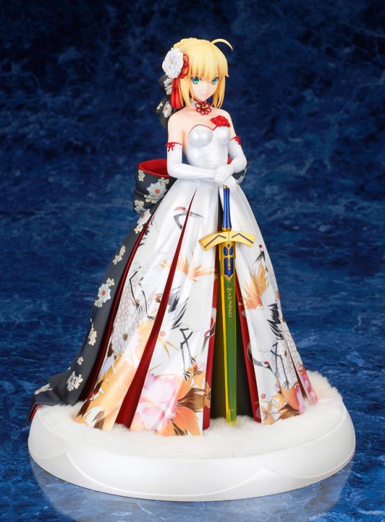 Fate/Stay Night Saber 1/7 Scale Figure - Kimono Dress Ver. PVC Statue | Anime Collectible for Display & Decoration | Perfect for Otaku Fans & Home Office Decor