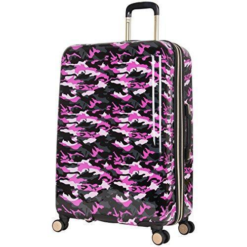 Aimee Kestenberg Women's 28-Inch Camouflage Print ABS & PC Film Expandable 8-Wheel Upright Suitcase - Perfect for Business Travel & Vacation Luggage