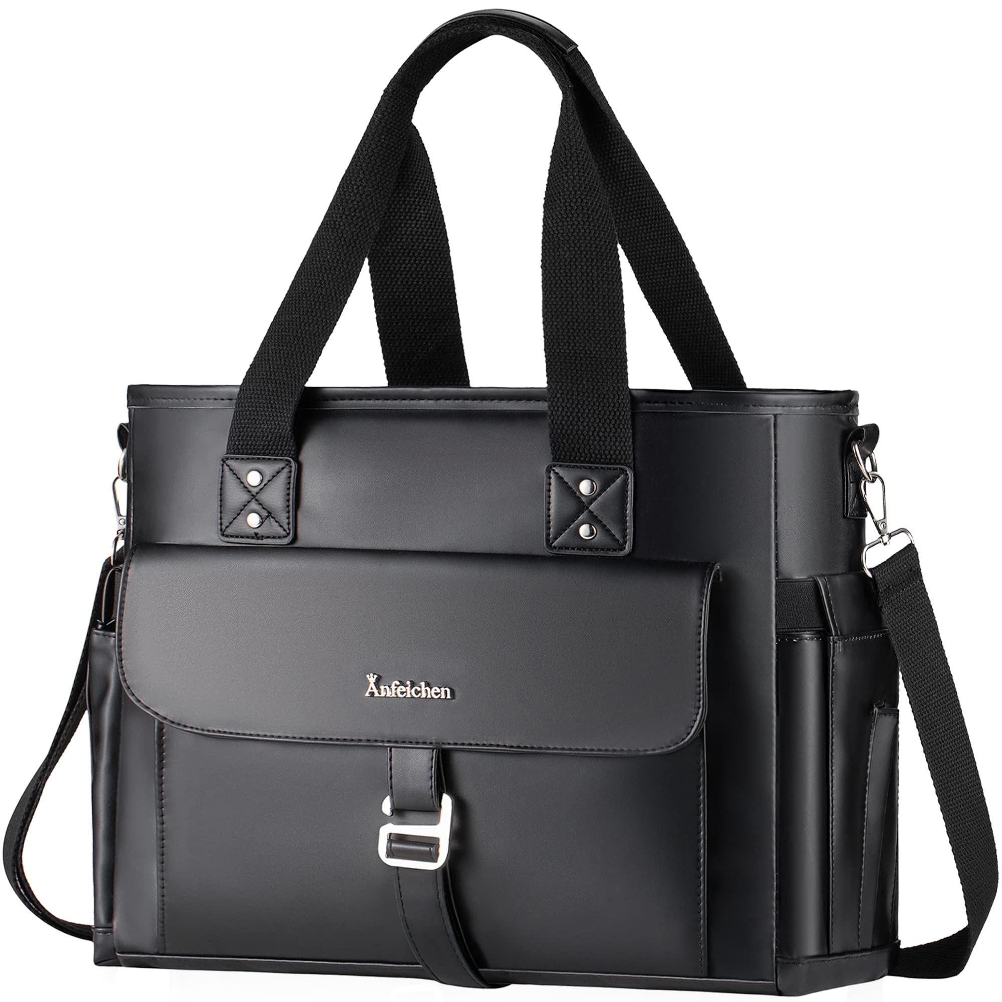 Anfeichen Insulated Reusable Lunch Bag for Women - Leakproof Waterproof Thermal Lunch Tote & Cooler Bag with Shoulder Strap - Perfect for Office, School, Picnics & Outdoor Activities