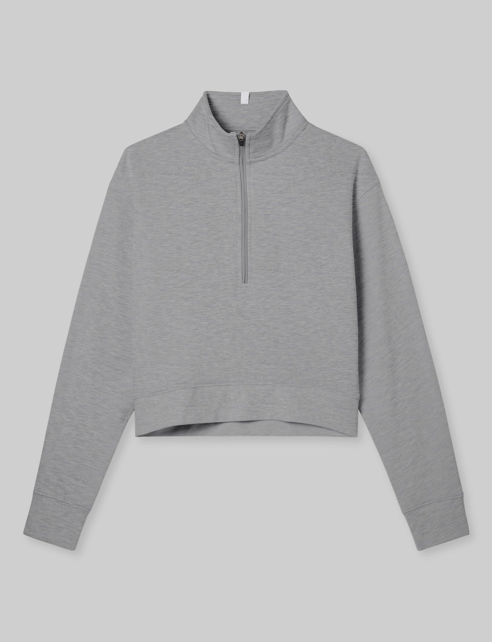 Women's French Terry Half Zip Sweatshirt - Cozy Pullover Hoodie for Casual Wear, Lounge & Outdoor Activities