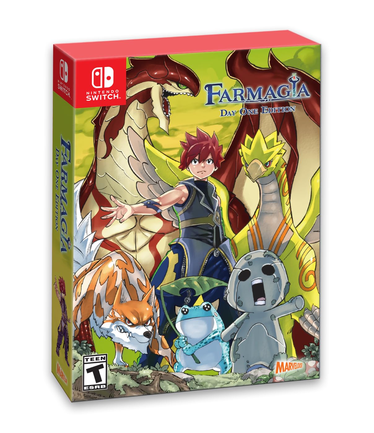 Farmagia - Day 1 Edition for Nintendo Switch | JRPG Adventure Game | Perfect for Anime Fans & Fantasy Gamers | Play at Home or On-The-Go