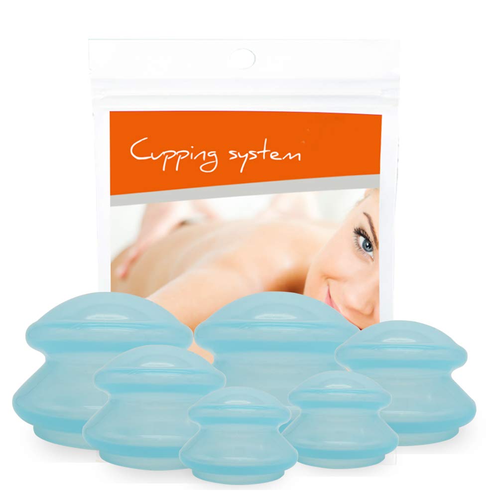 SPEQUIX Professional Silicone Cupping Therapy Set - 6 Pcs Chinese Massage Cups for Cellulite Reduction, Myofascial Release, Muscle & Joint Pain Relief - Perfect for Home Spa, Physical Therapy & Holistic Wellness