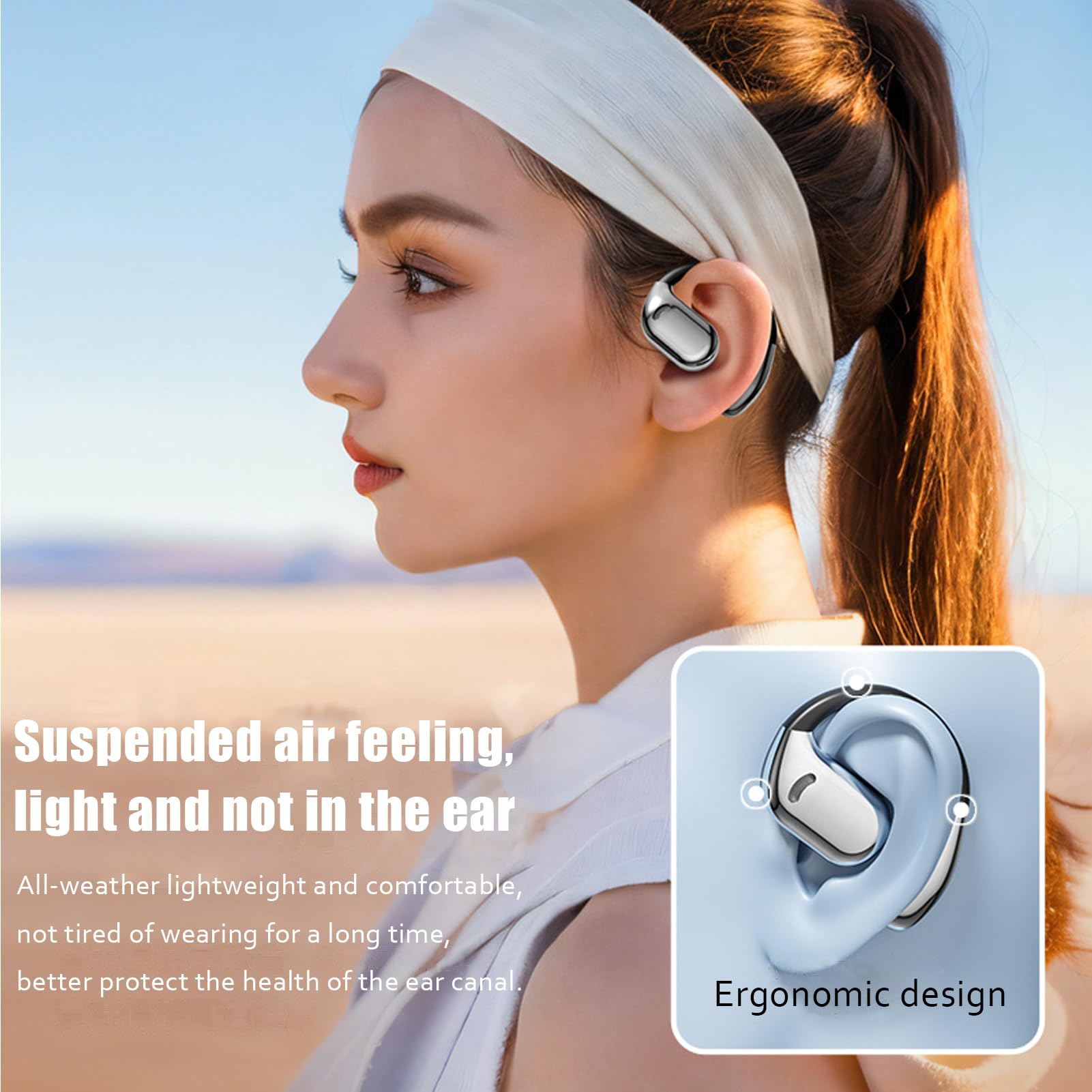 M75 AI Translator Earbuds - Wireless Bluetooth Earbuds with Real-Time Translation for 40+ Languages | Perfect for Travel, Business Meetings & Language Learning (Black)